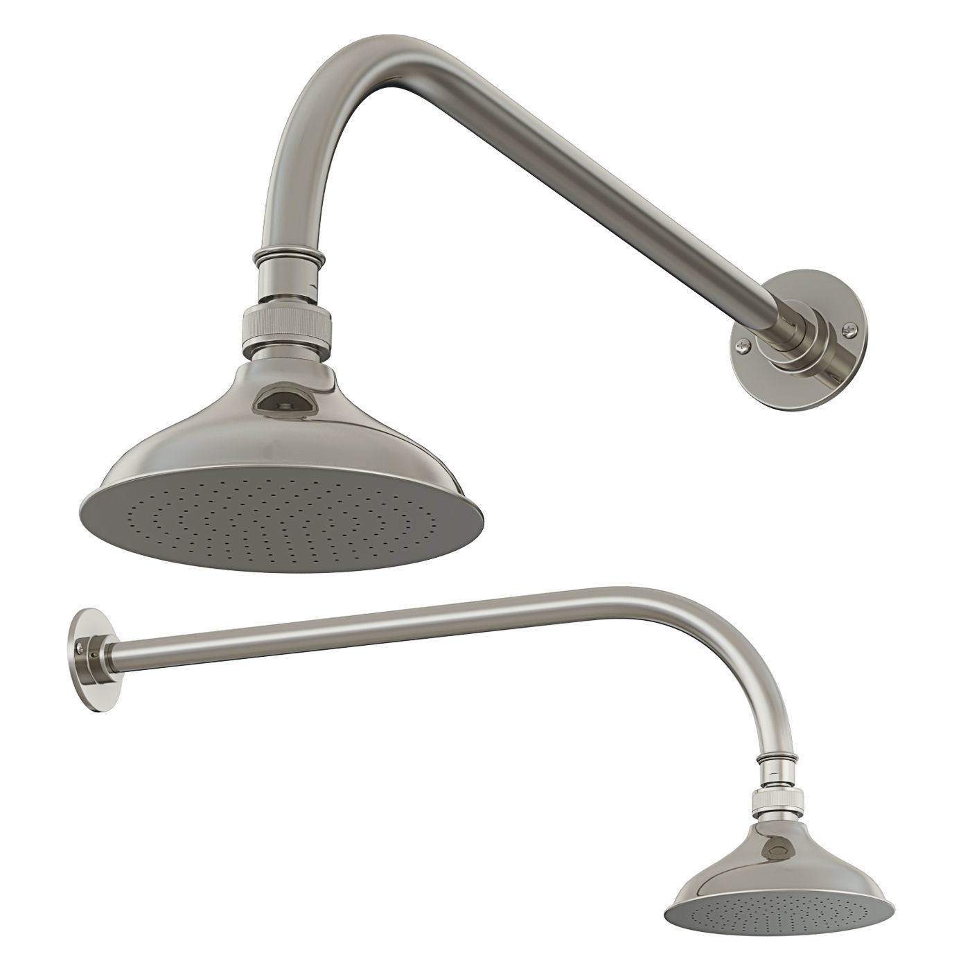 Waterworks Easton shower set Low-poly 3D model_1