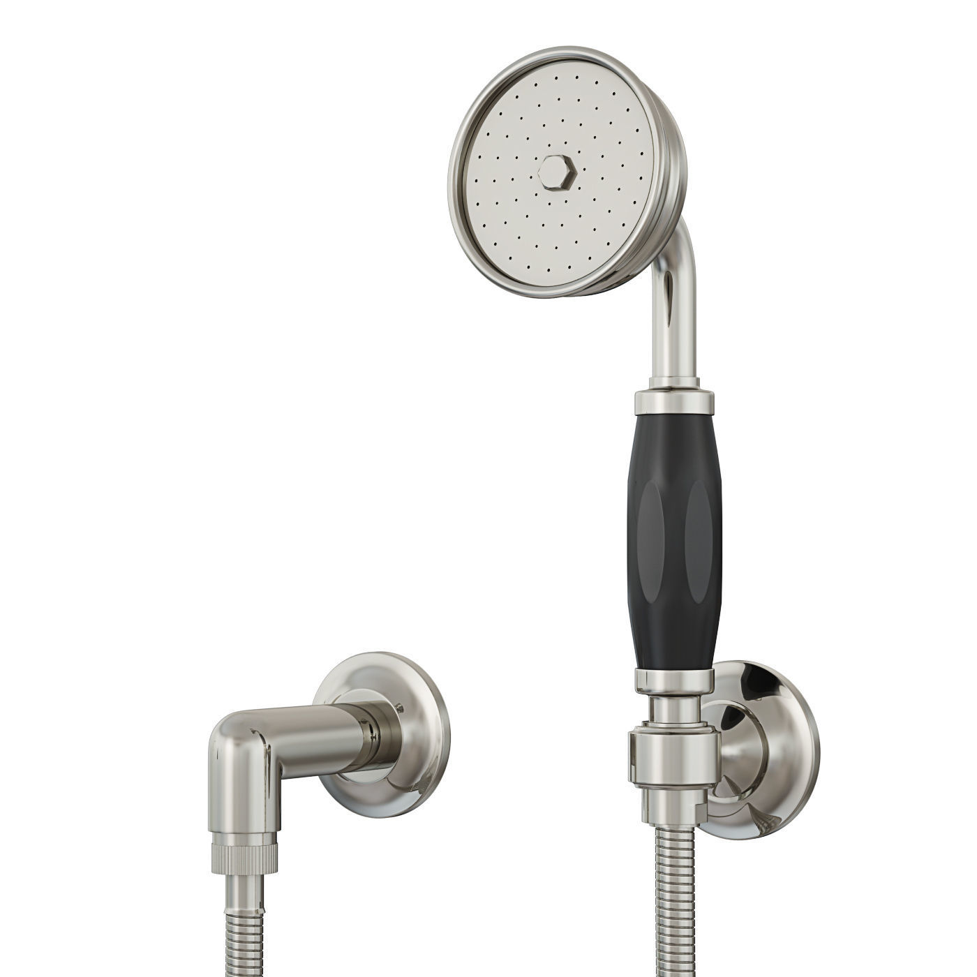 Waterworks Easton shower set Low-poly 3D model_3