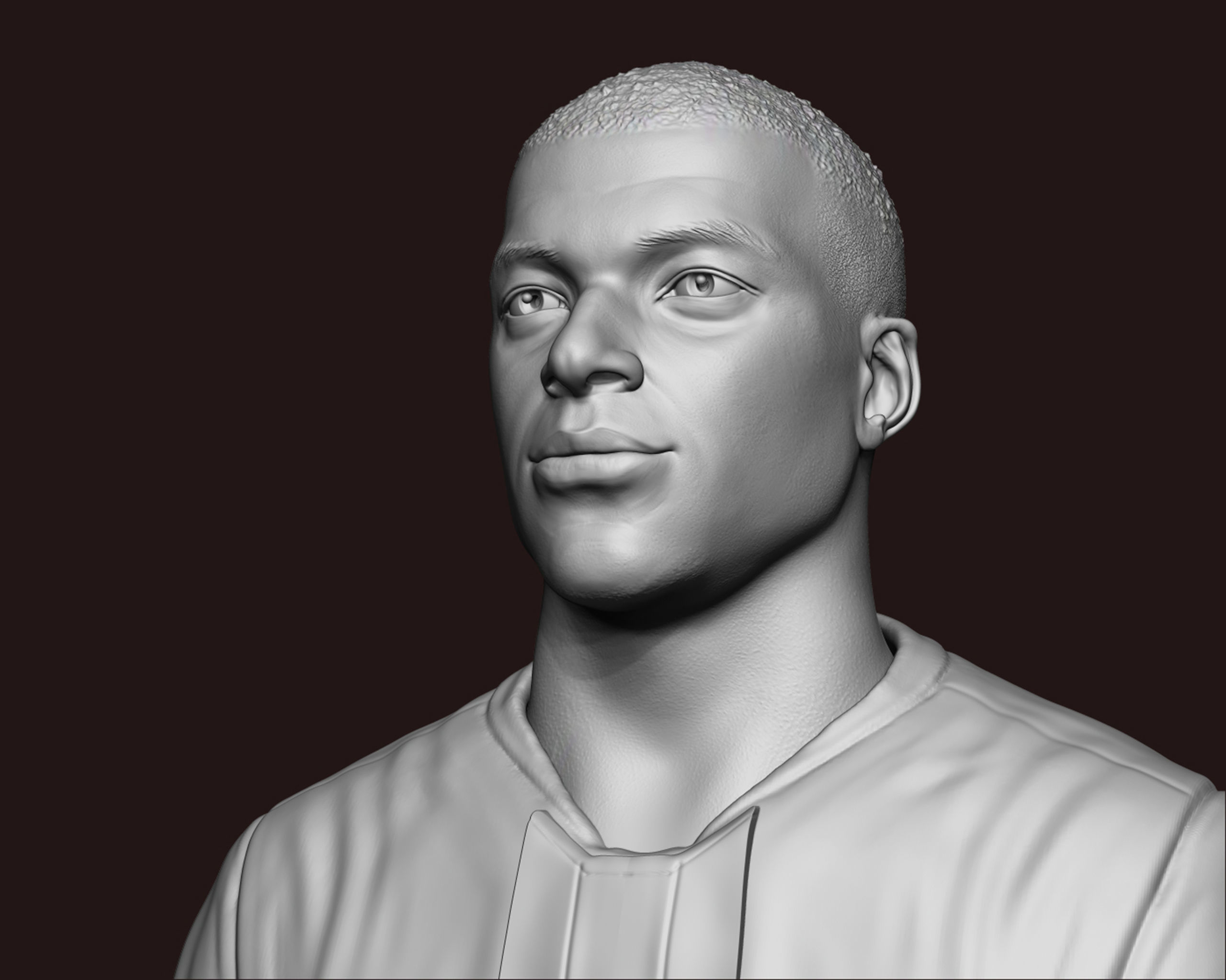 Kylian Mbappe PSG Kit 3D print model_8