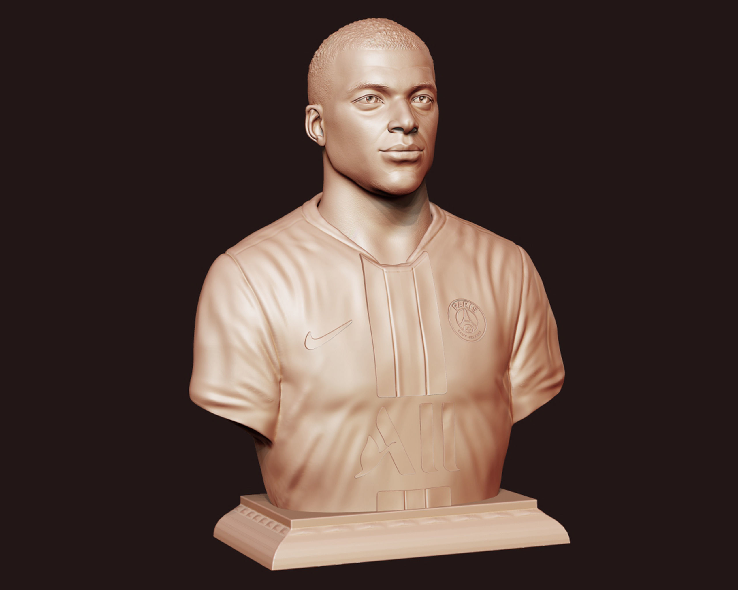Kylian Mbappe PSG Kit 3D print model_15