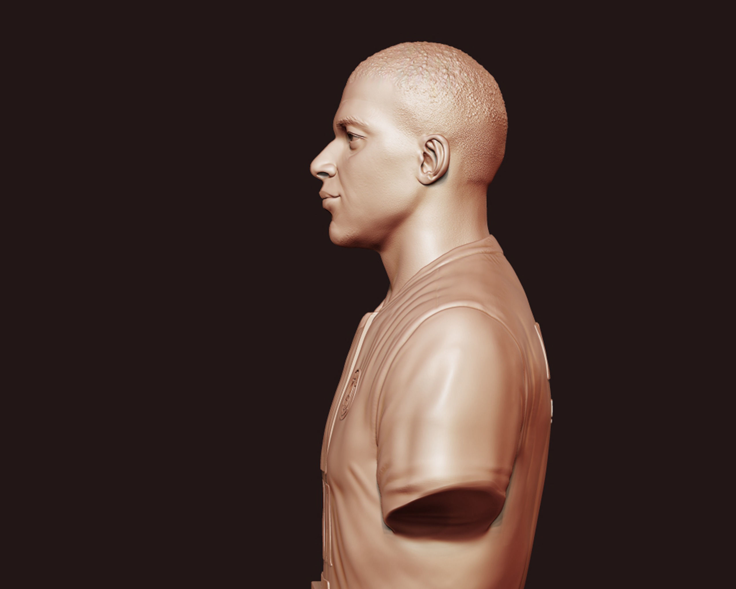 Kylian Mbappe PSG Kit 3D print model_12