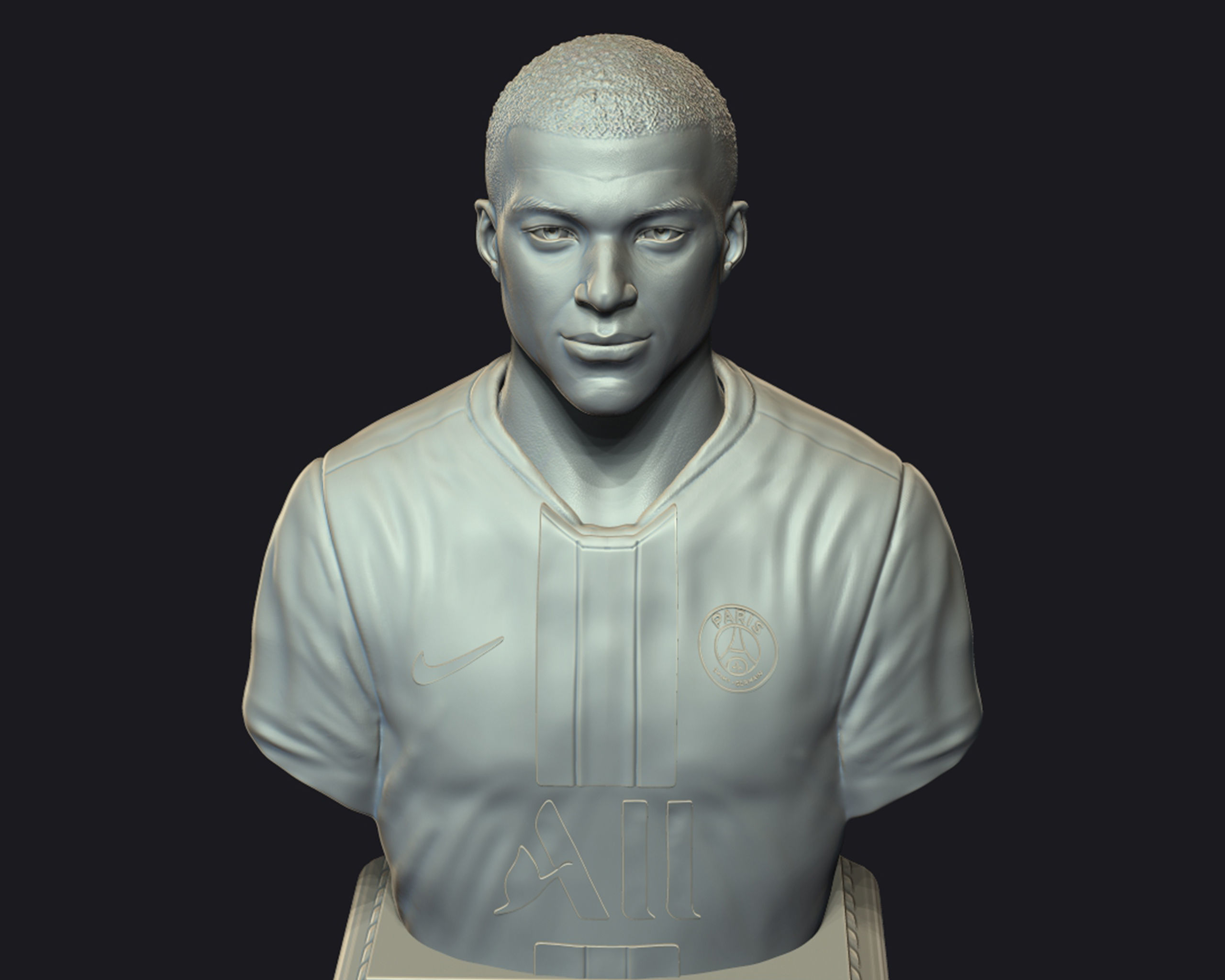 Kylian Mbappe PSG Kit 3D print model_17