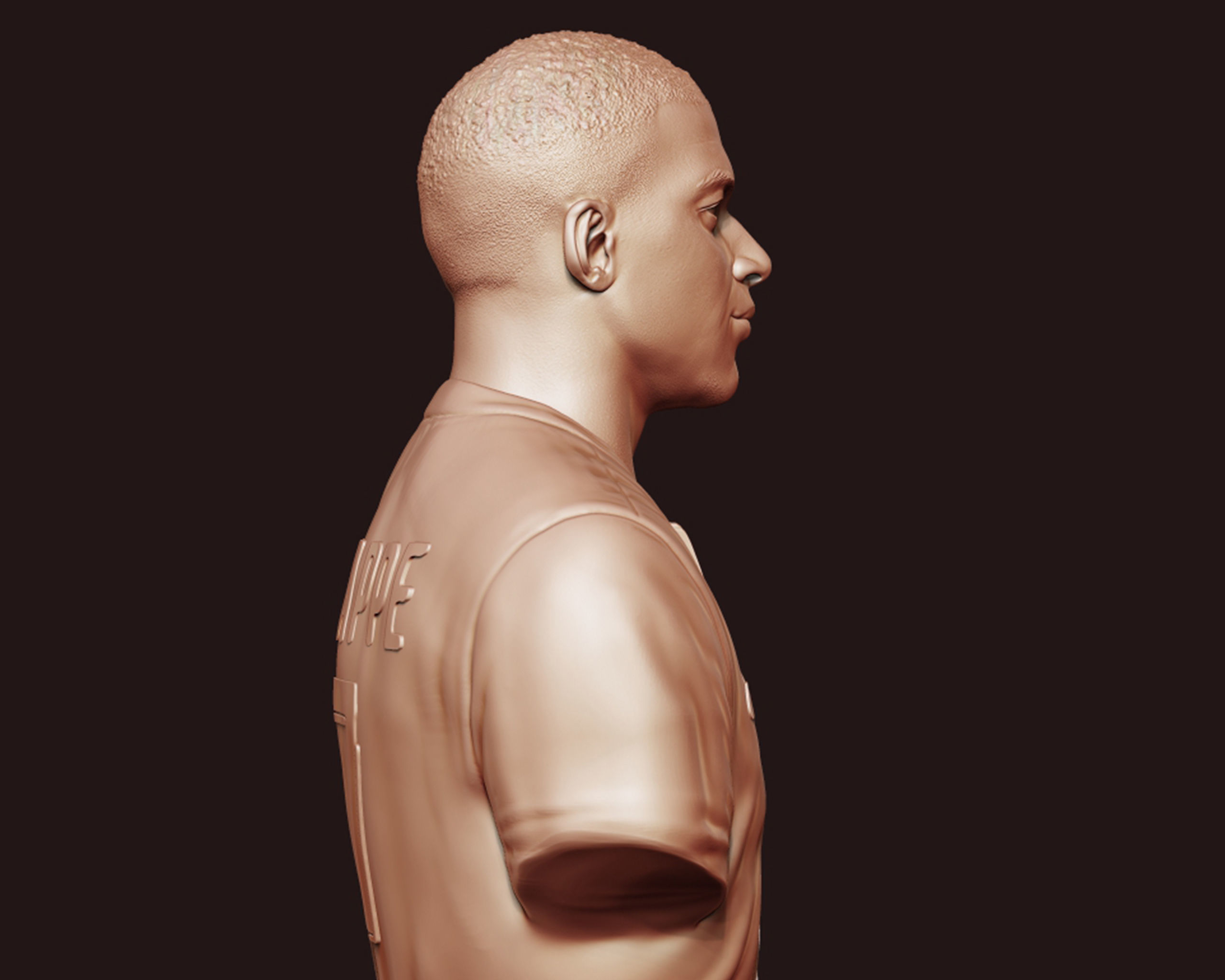 Kylian Mbappe PSG Kit 3D print model_14