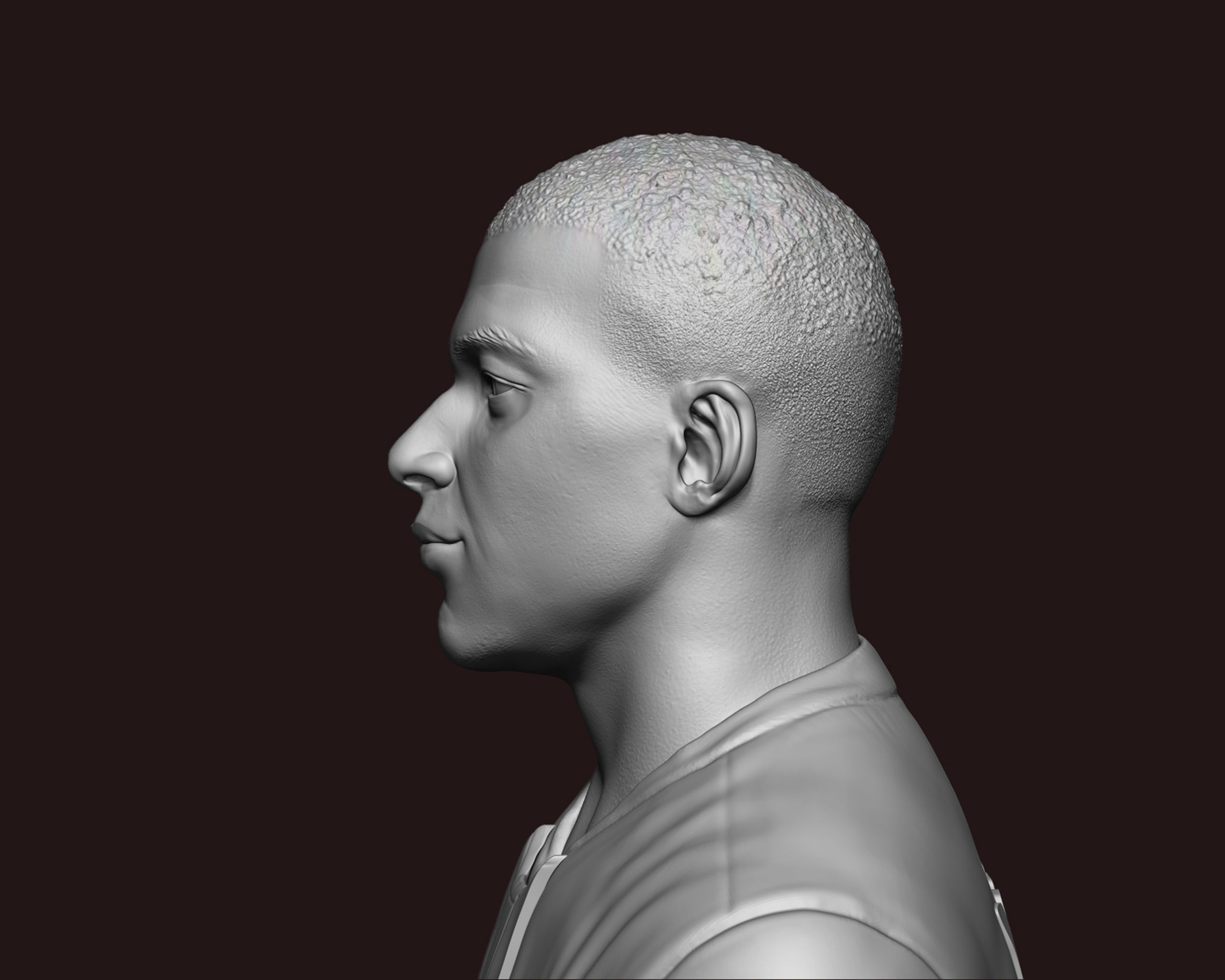 Kylian Mbappe PSG Kit 3D print model_9