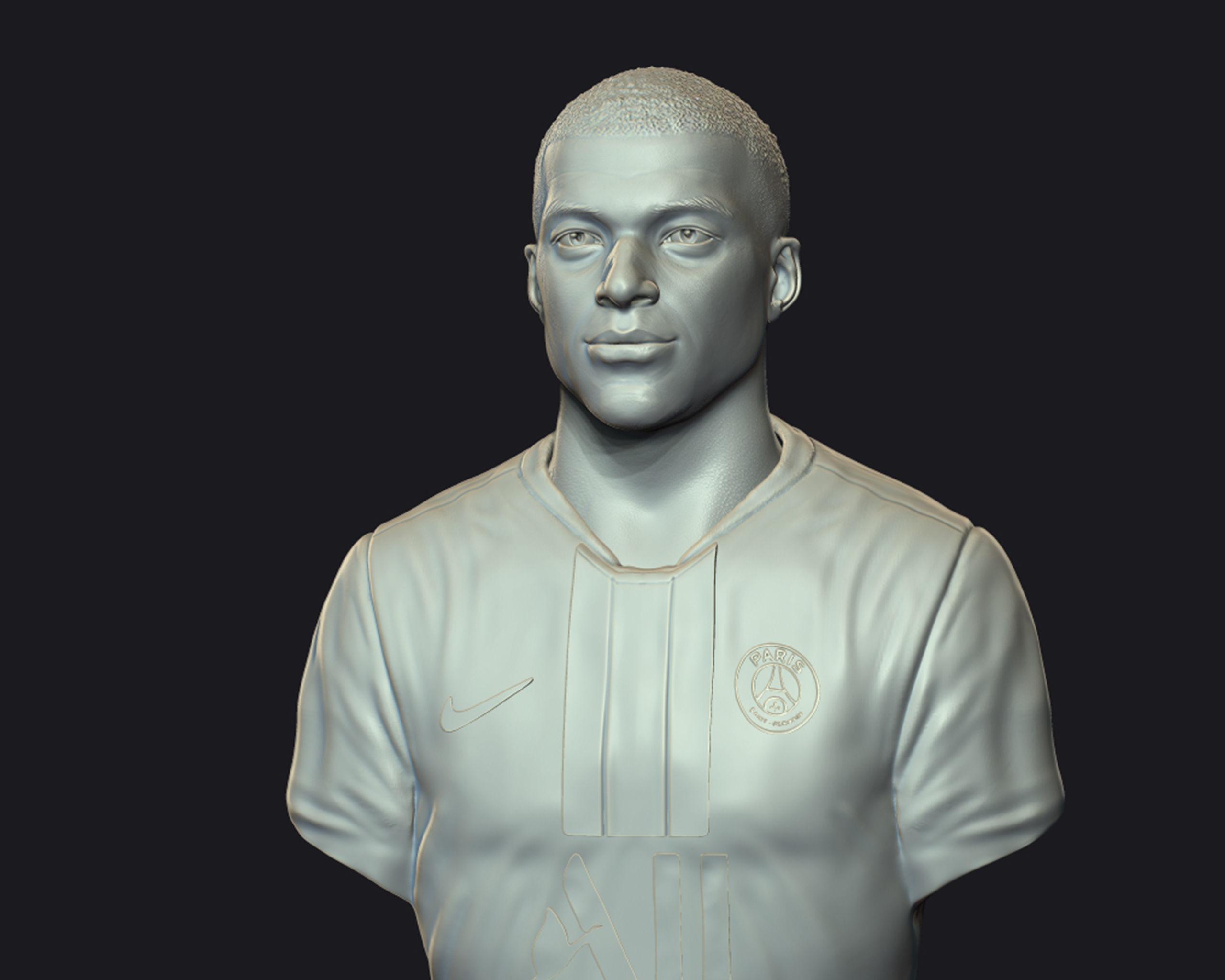 Kylian Mbappe PSG Kit 3D print model_6