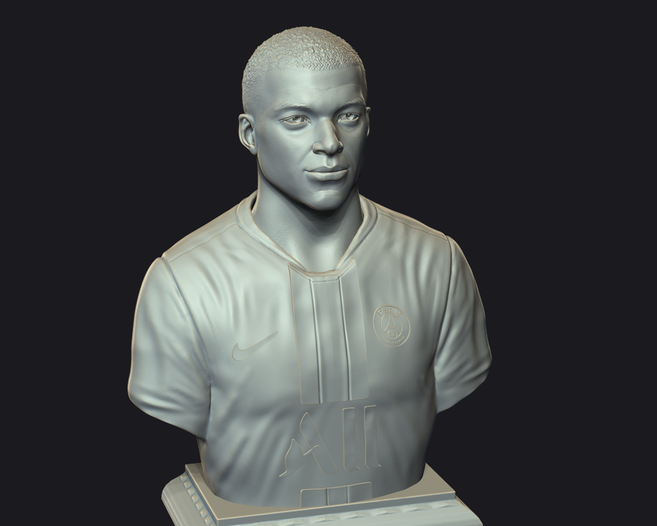 Kylian Mbappe PSG Kit 3D print model_7