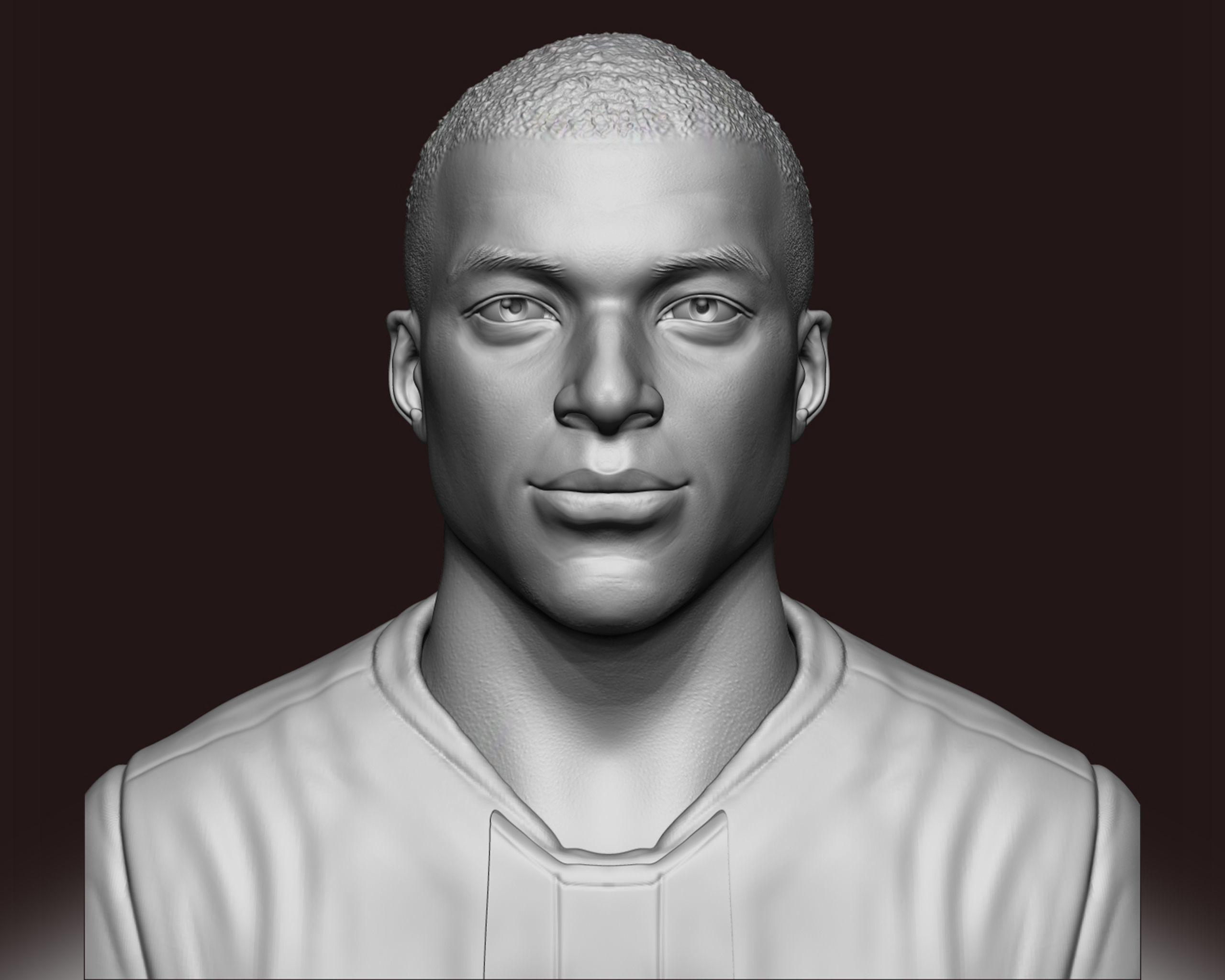 Kylian Mbappe PSG Kit 3D print model_3