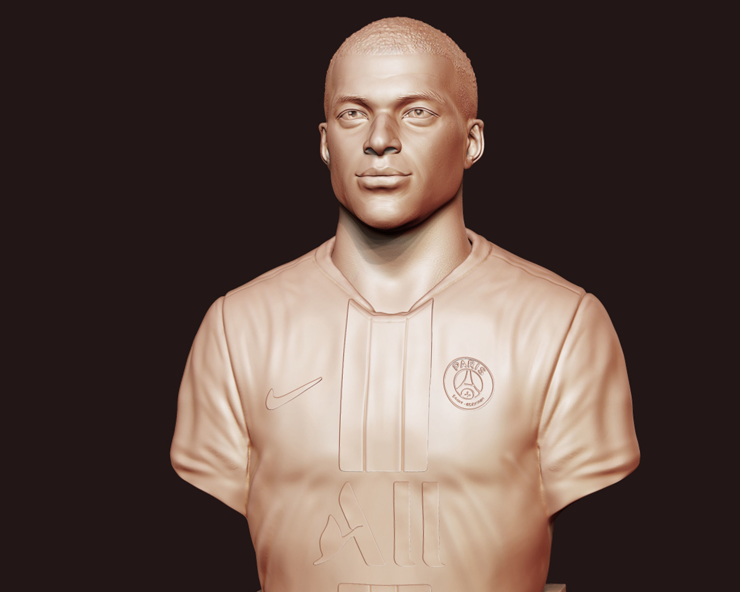 Kylian Mbappe PSG Kit 3D print model_16