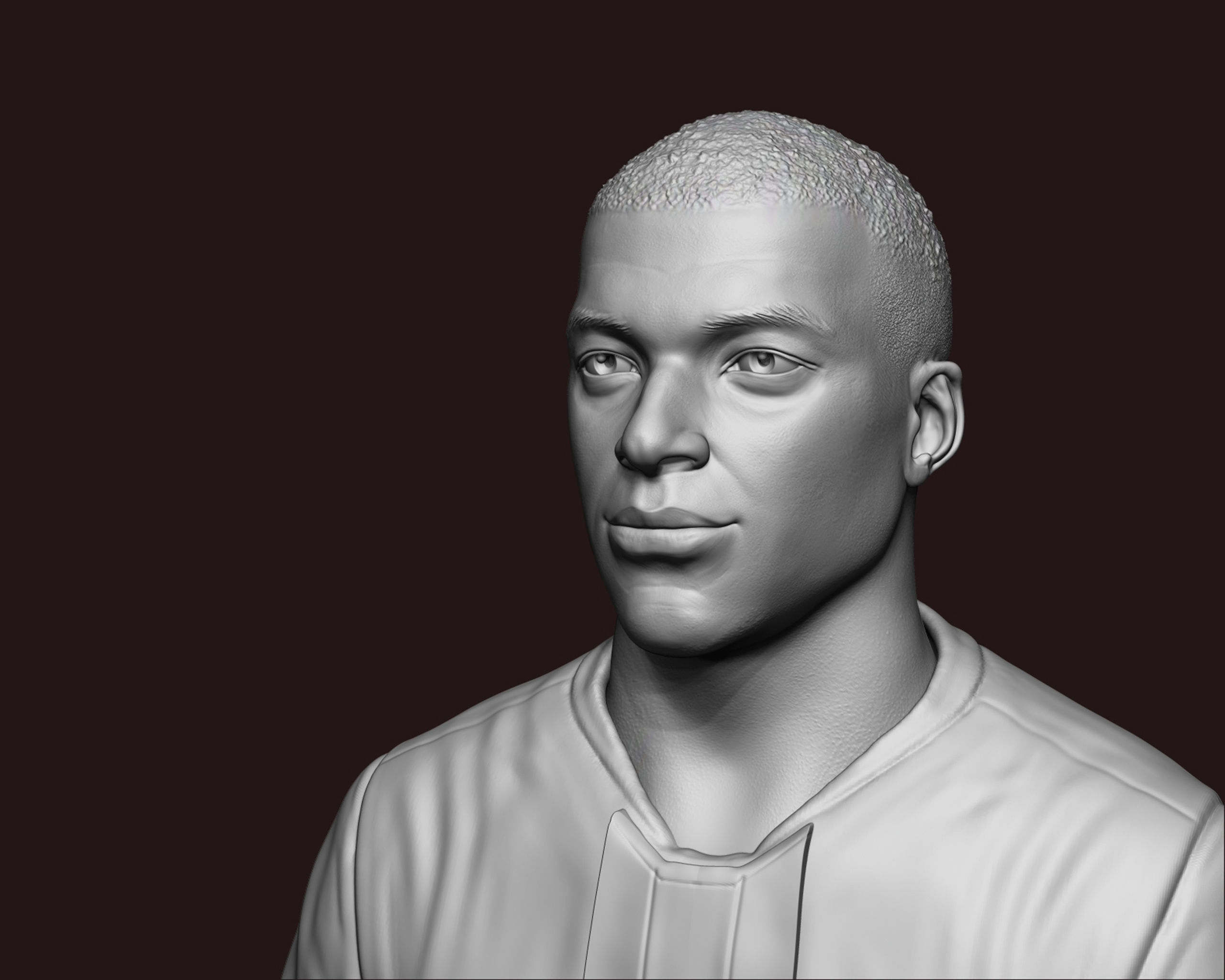 Kylian Mbappe PSG Kit 3D print model_4