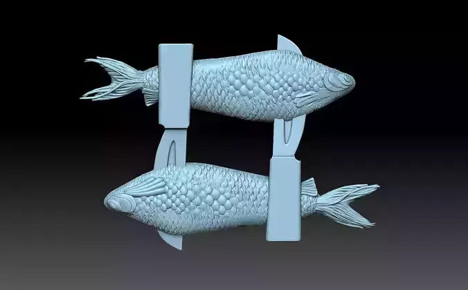 Fish plate 3D print model