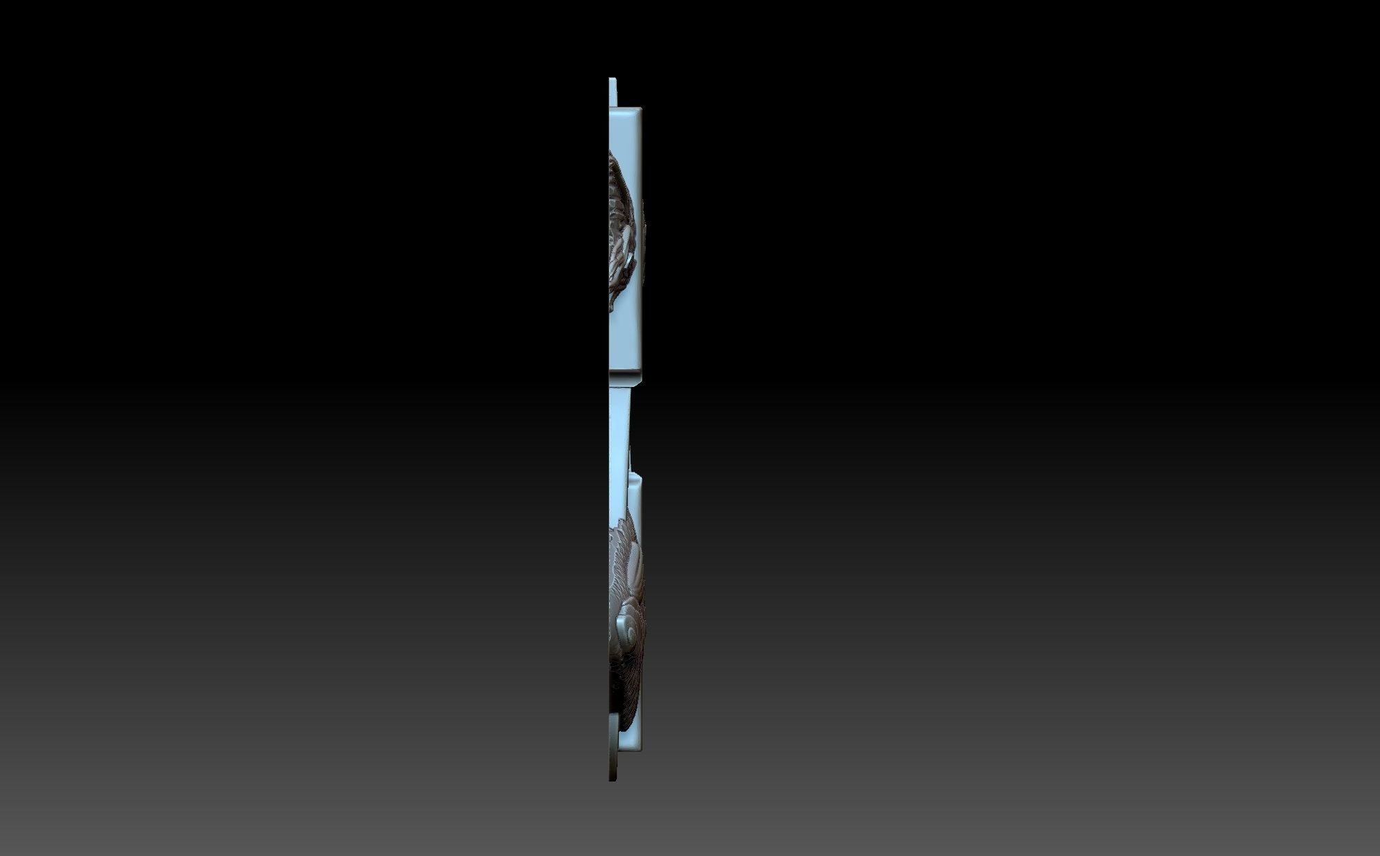 Fish plate 3D print model_6