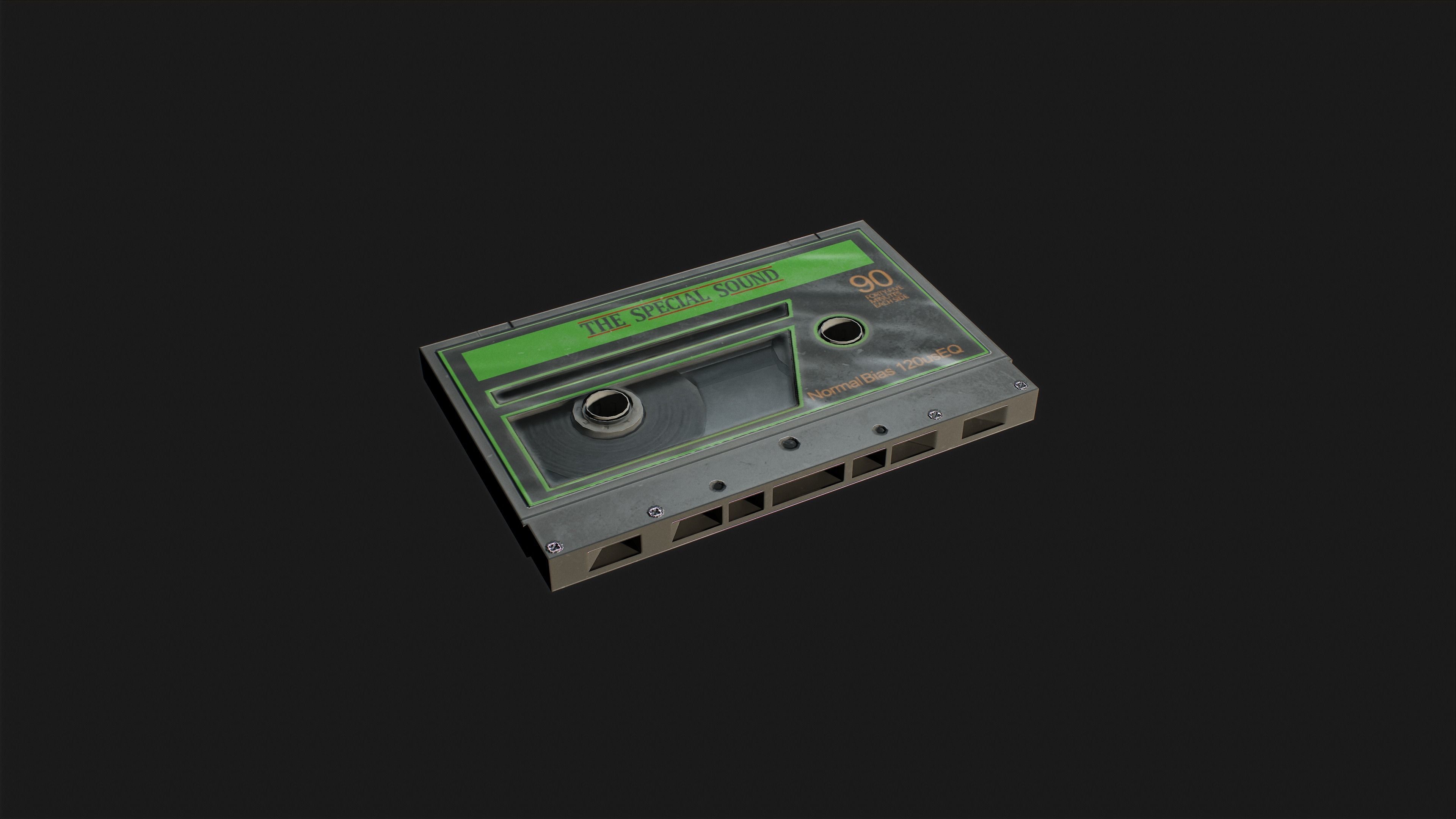 Cassettes Pack 01 Low-poly 3D model Low-poly 3D model_2