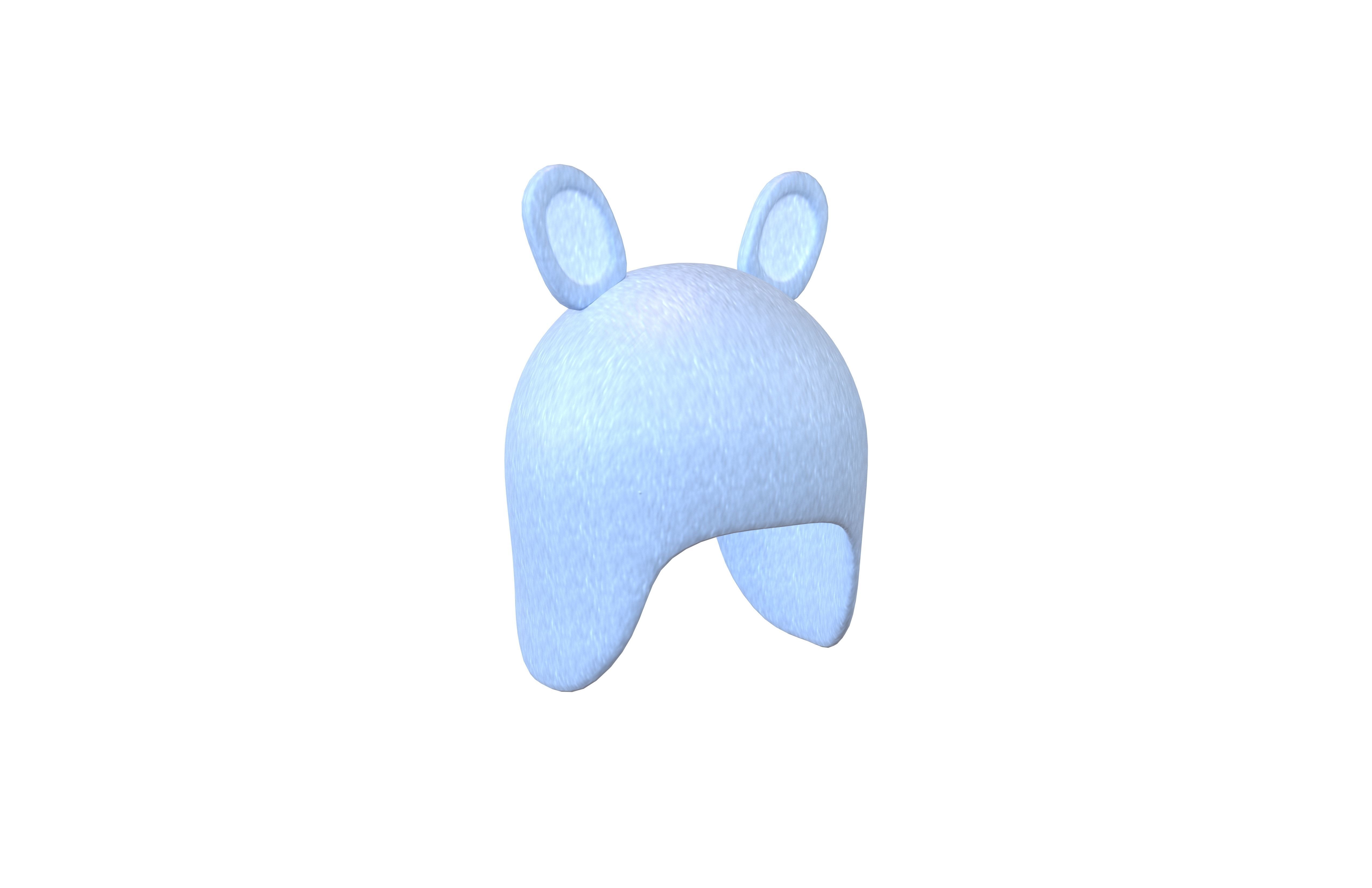 Baby Hat v1 005 Low-poly 3D model_1