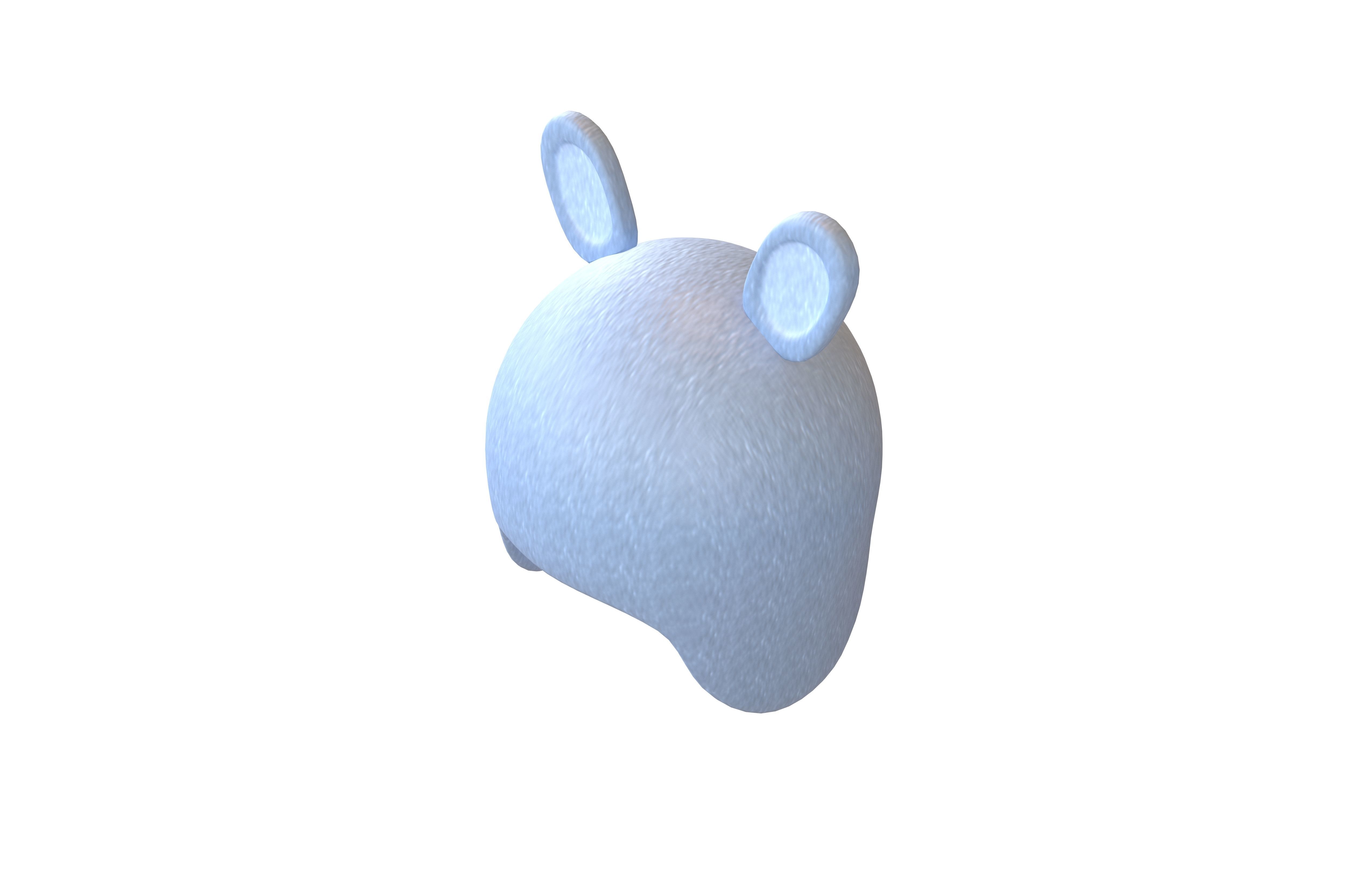 Baby Hat v1 005 Low-poly 3D model_2