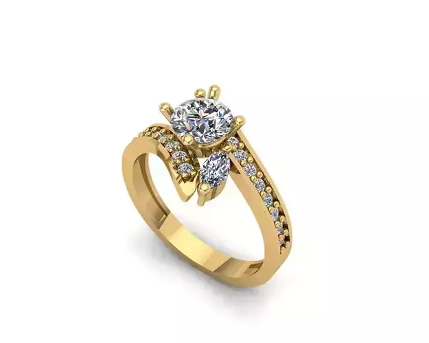 Solitaire ring