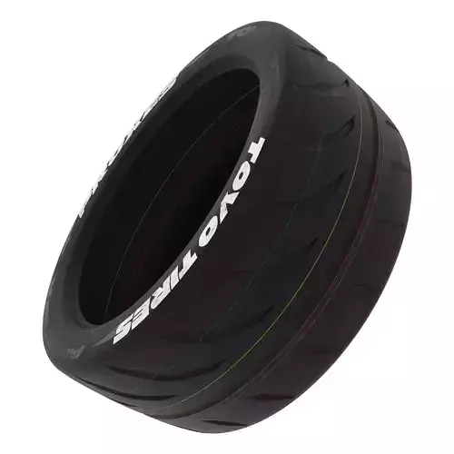 Toyo Proxes r888R Tire HighPoly 3D model 3D model