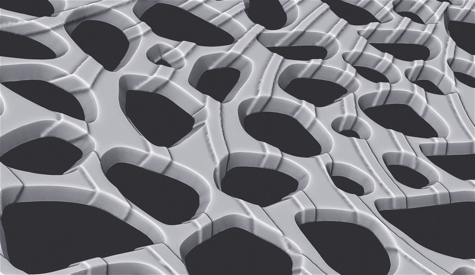 Organic wall hanging 3D print model_4