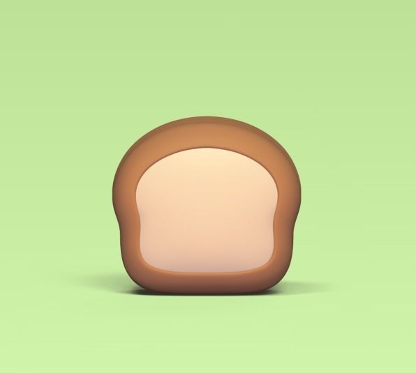 Loaf Bread 3D print model_3