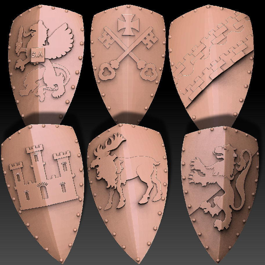 Shield Pack Balticum 3D print model_6