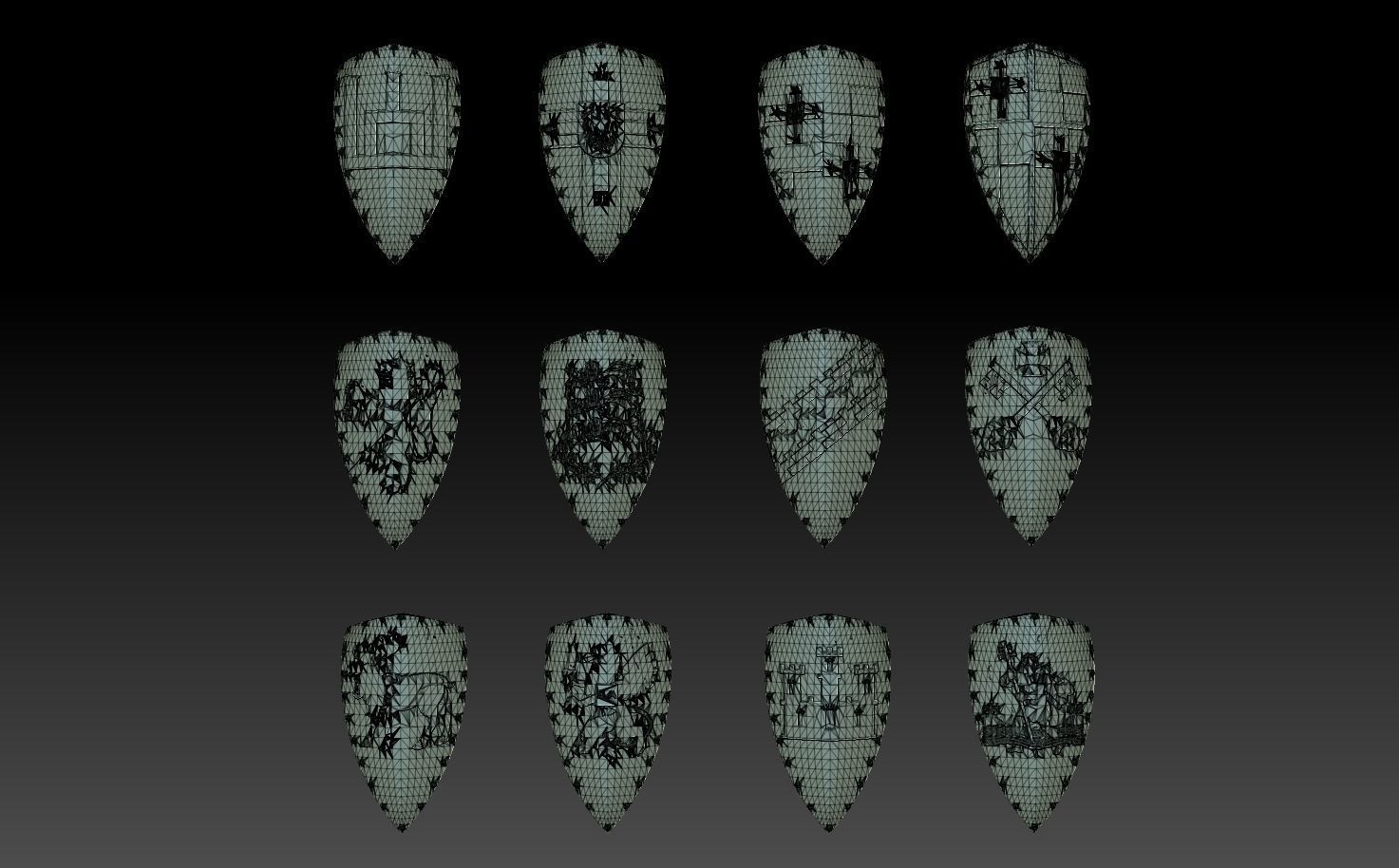 Shield Pack Balticum 3D print model_17