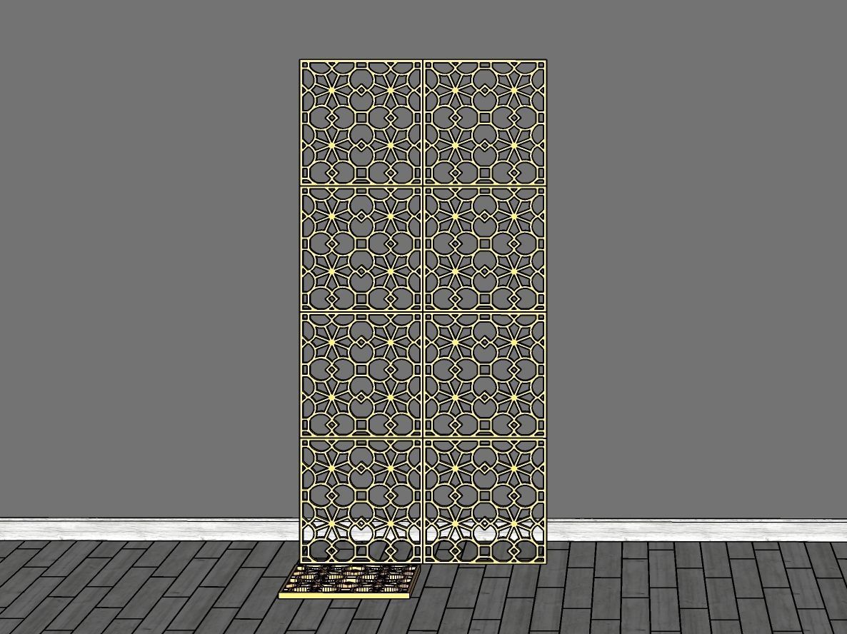Decorative Panel 11 3D model_6