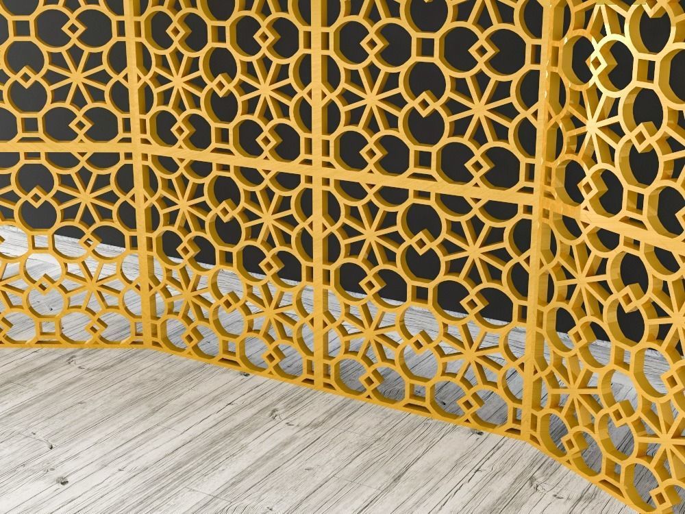 Decorative Panel 11 3D model_5