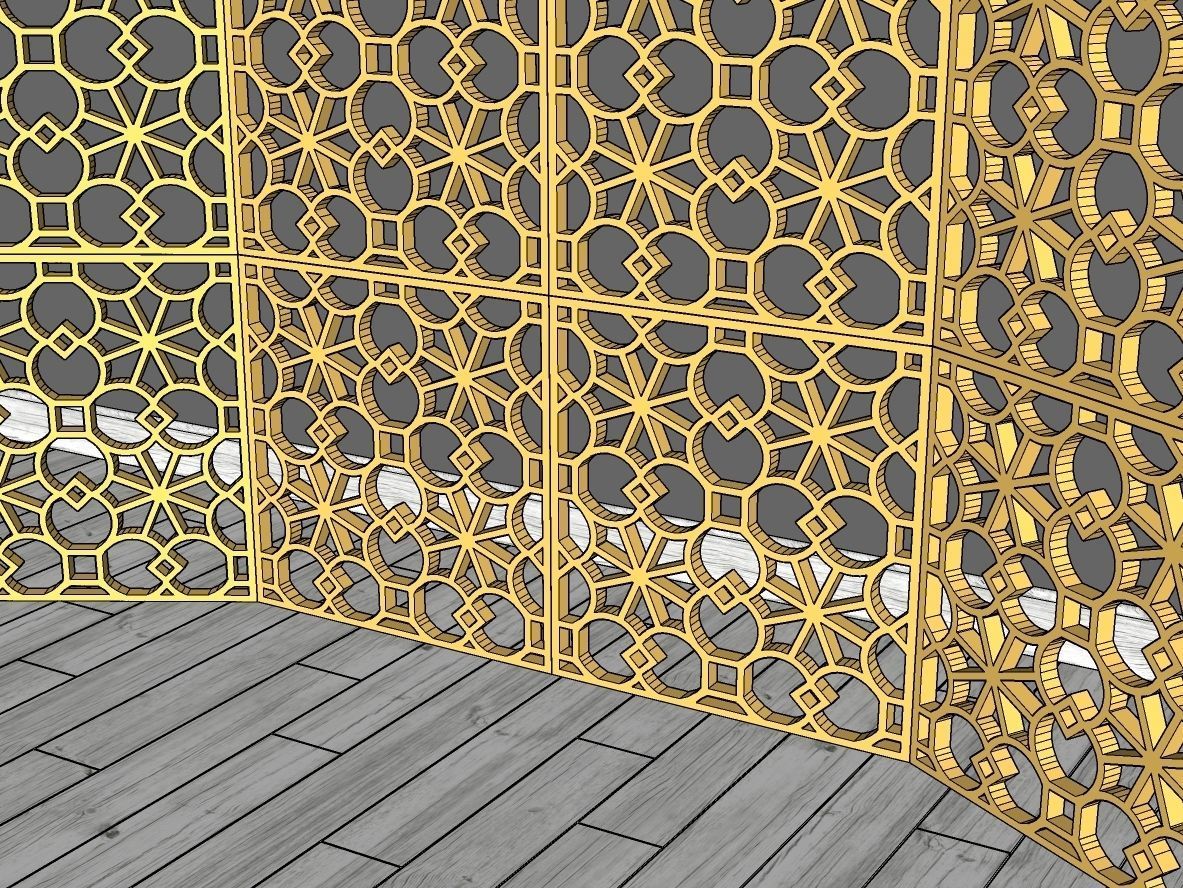 Decorative Panel 11 3D model_11
