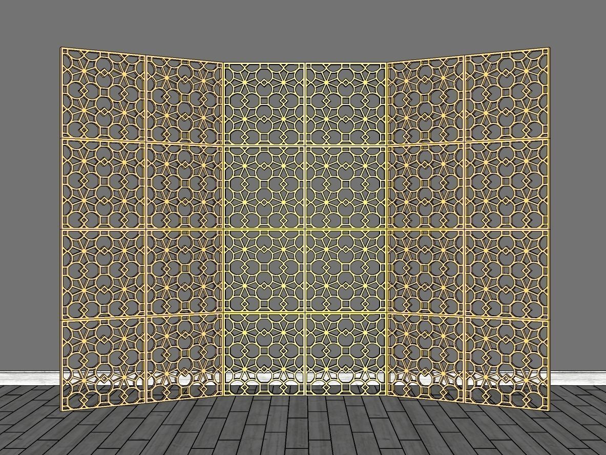 Decorative Panel 11 3D model_10
