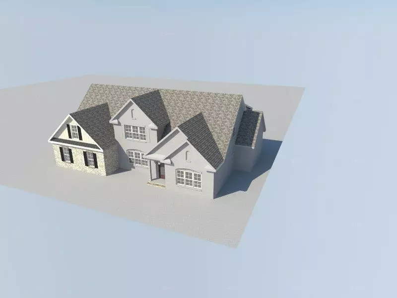 3d model of a house 3D model_0