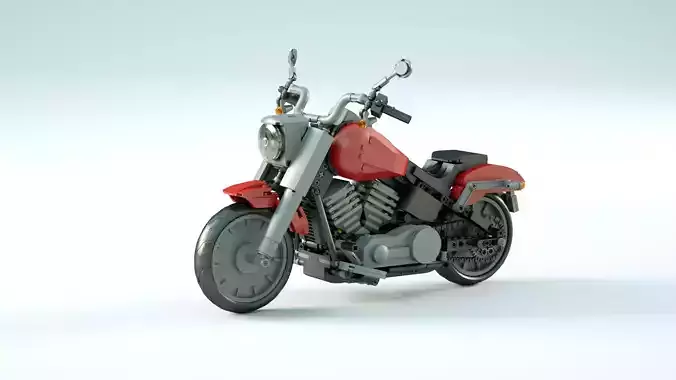 LEGO Motorbike 3D model