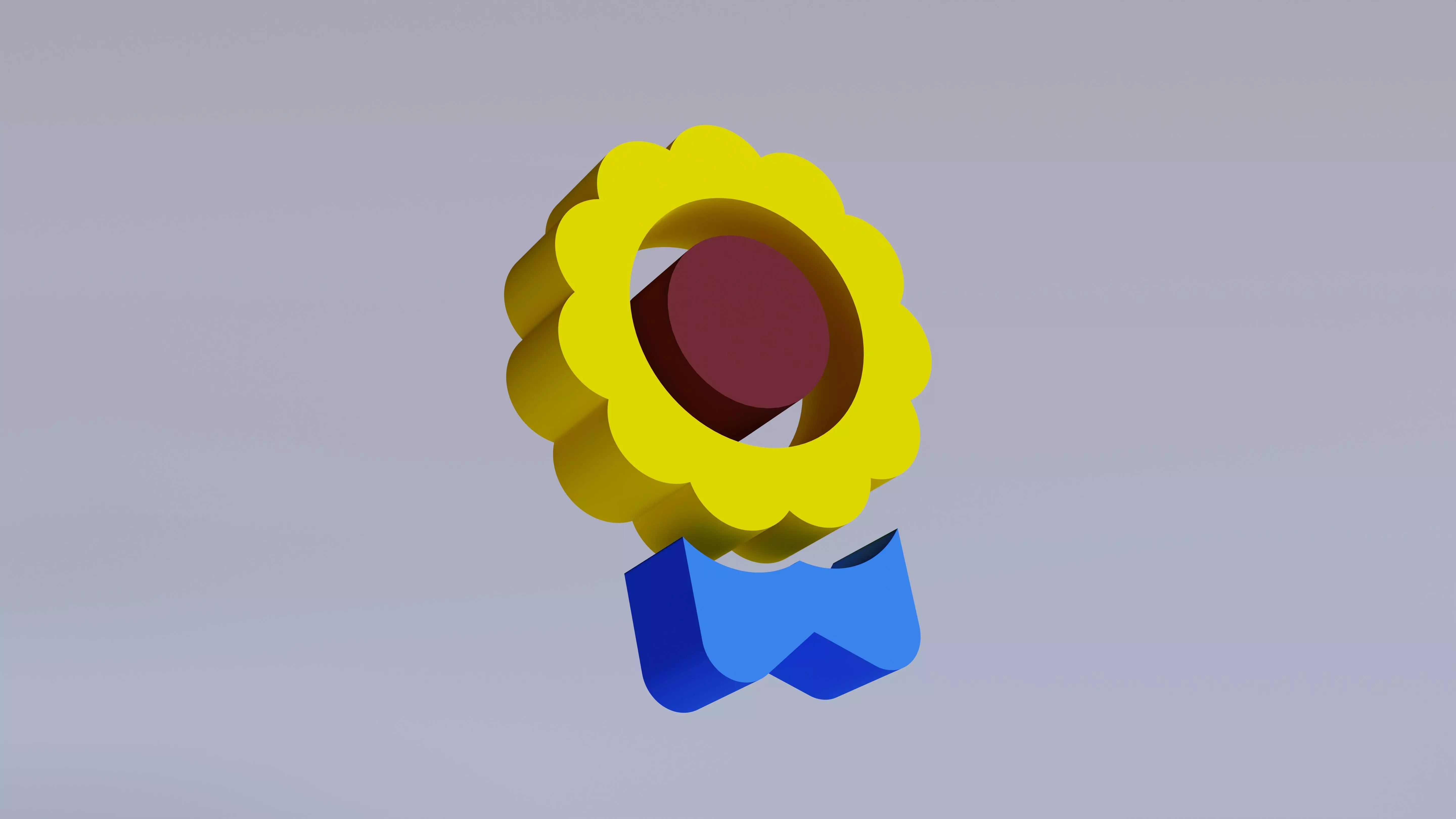 Icon award or achiement in 3D Modeling Free 3D model