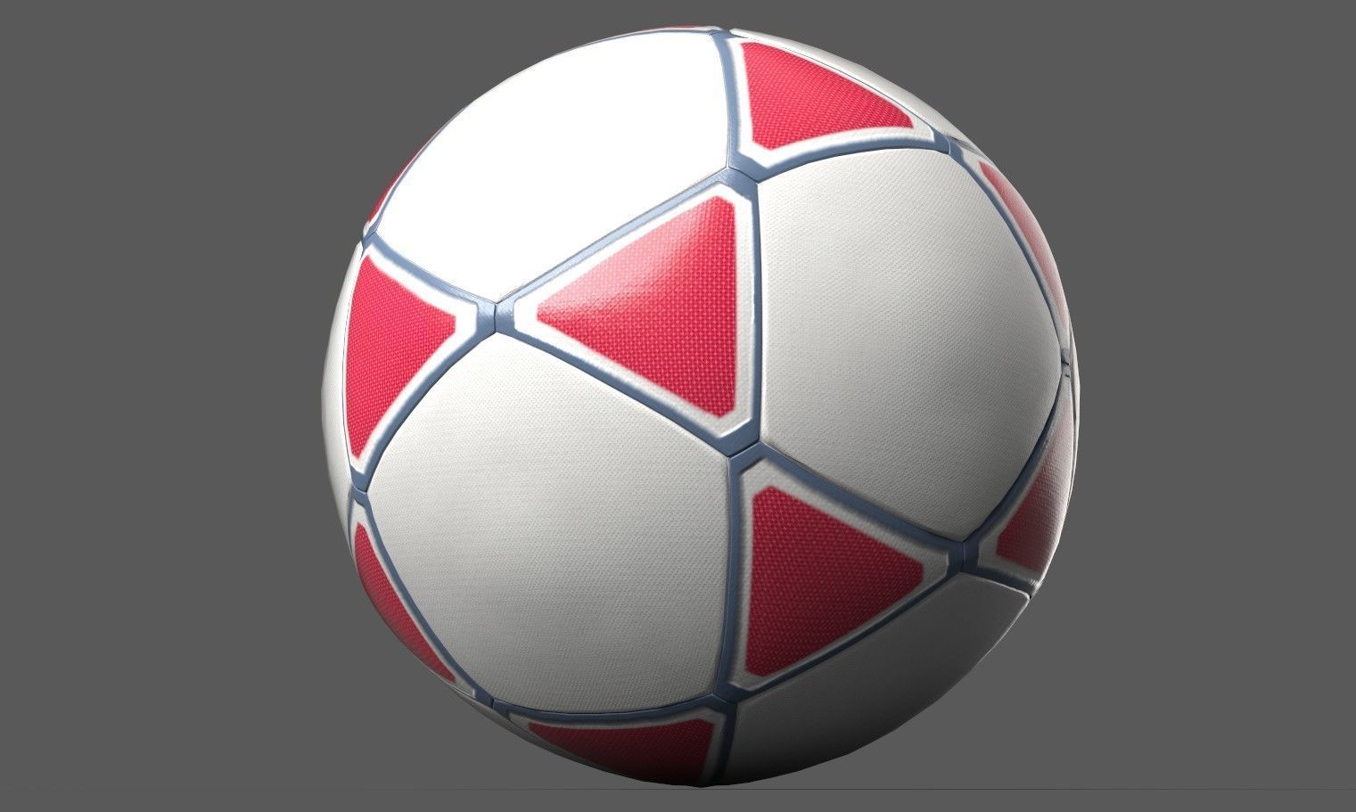 Star Shape Soccer Ball 3D model_2
