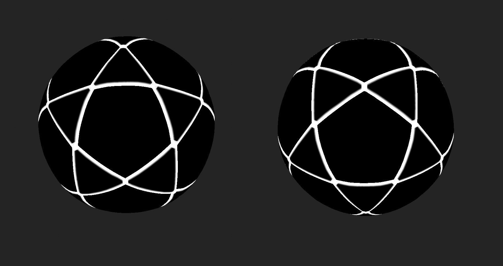 Star Shape Soccer Ball 3D model_6