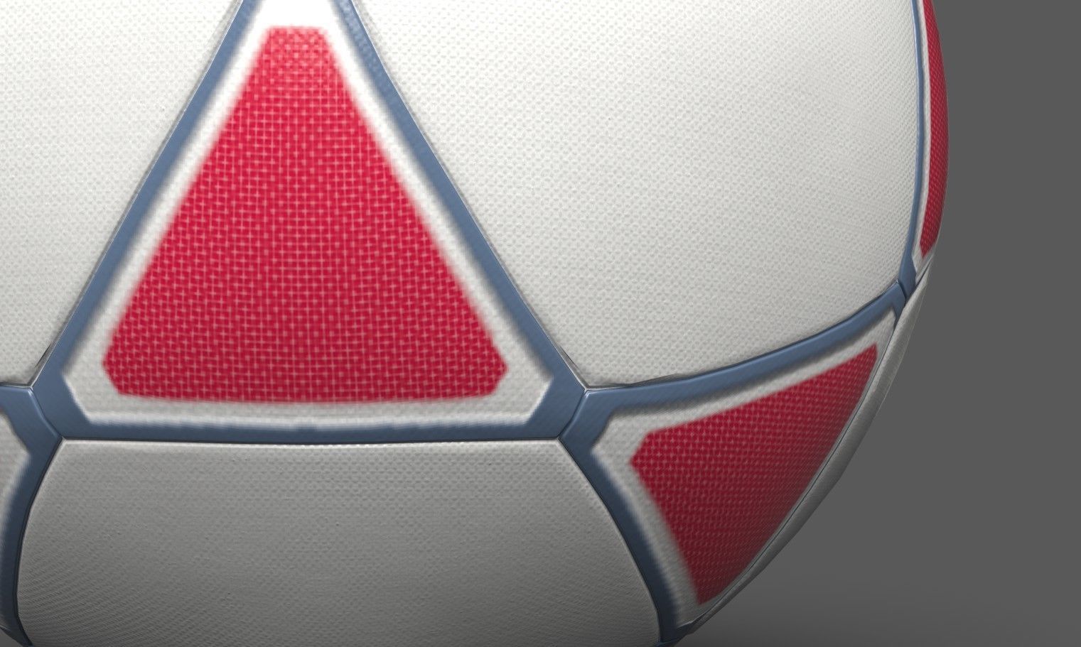 Star Shape Soccer Ball 3D model_1