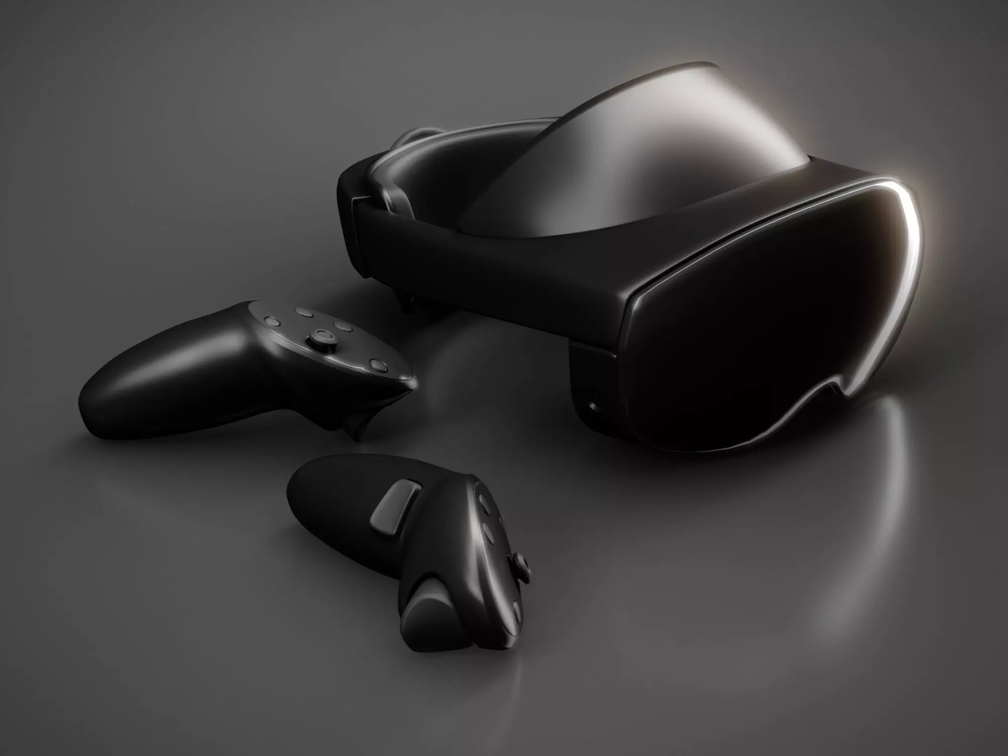 Project Cambria VR Headset 3D model_0