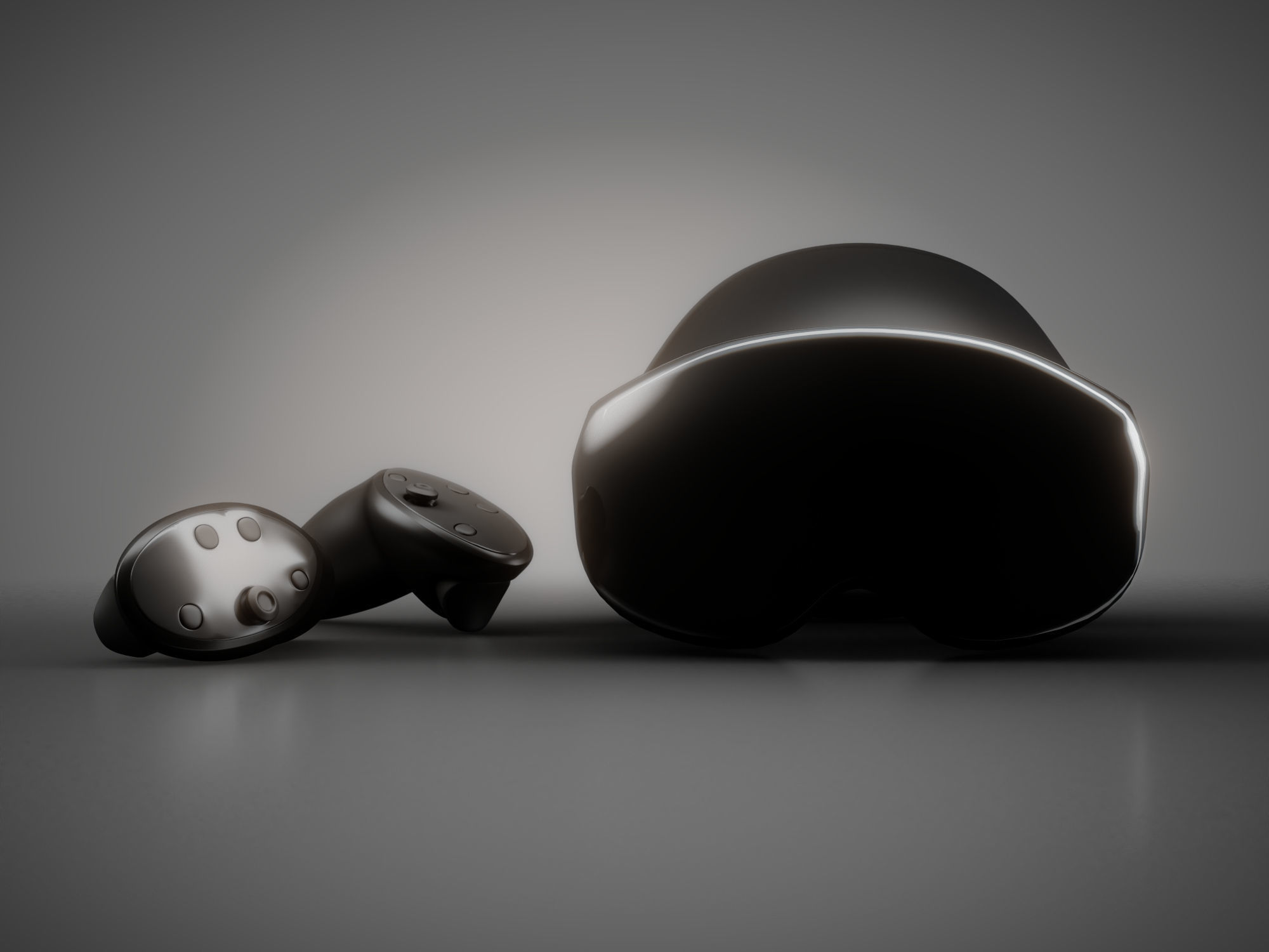 Project Cambria VR Headset 3D model_4