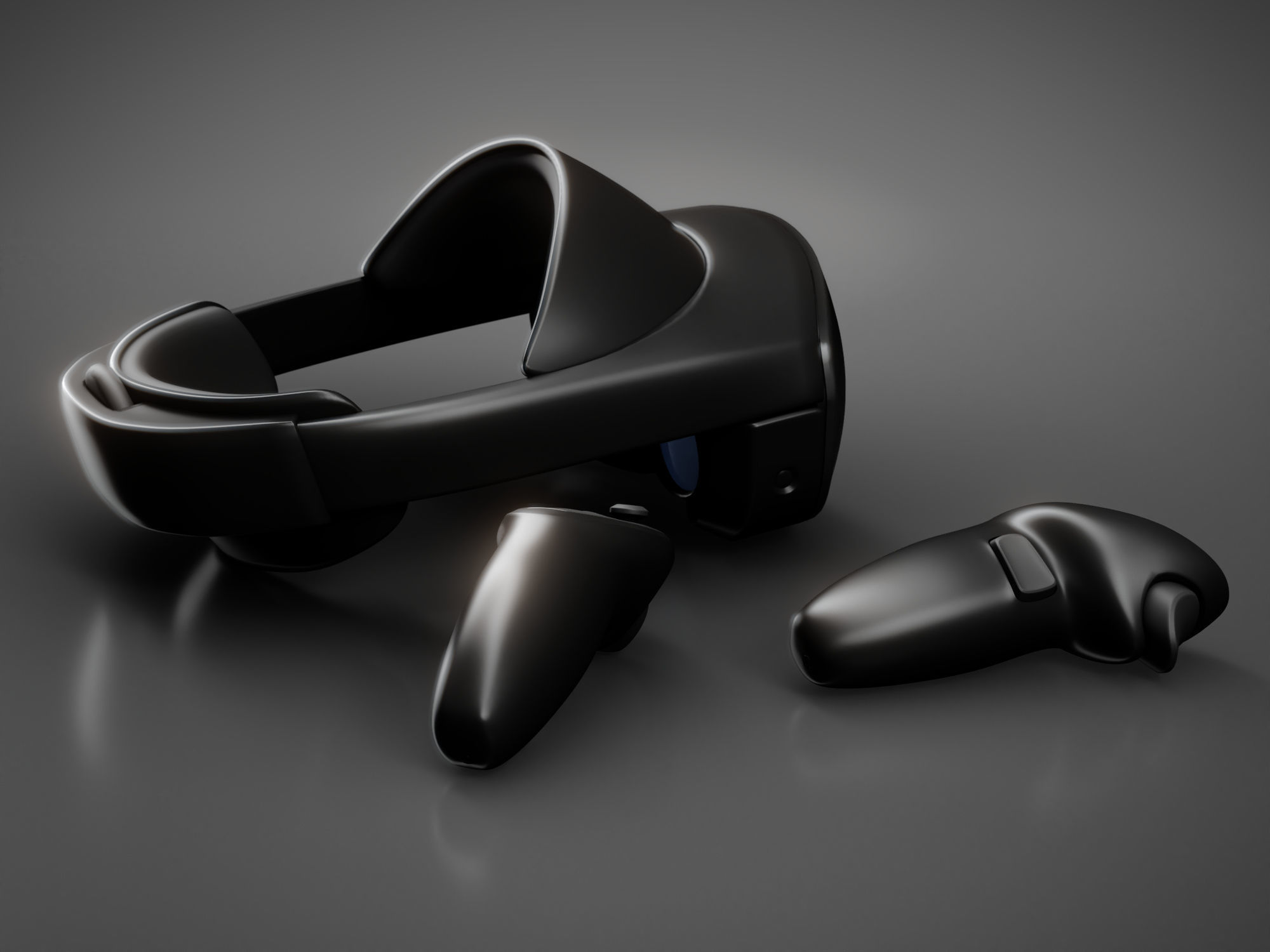 Project Cambria VR Headset 3D model_3