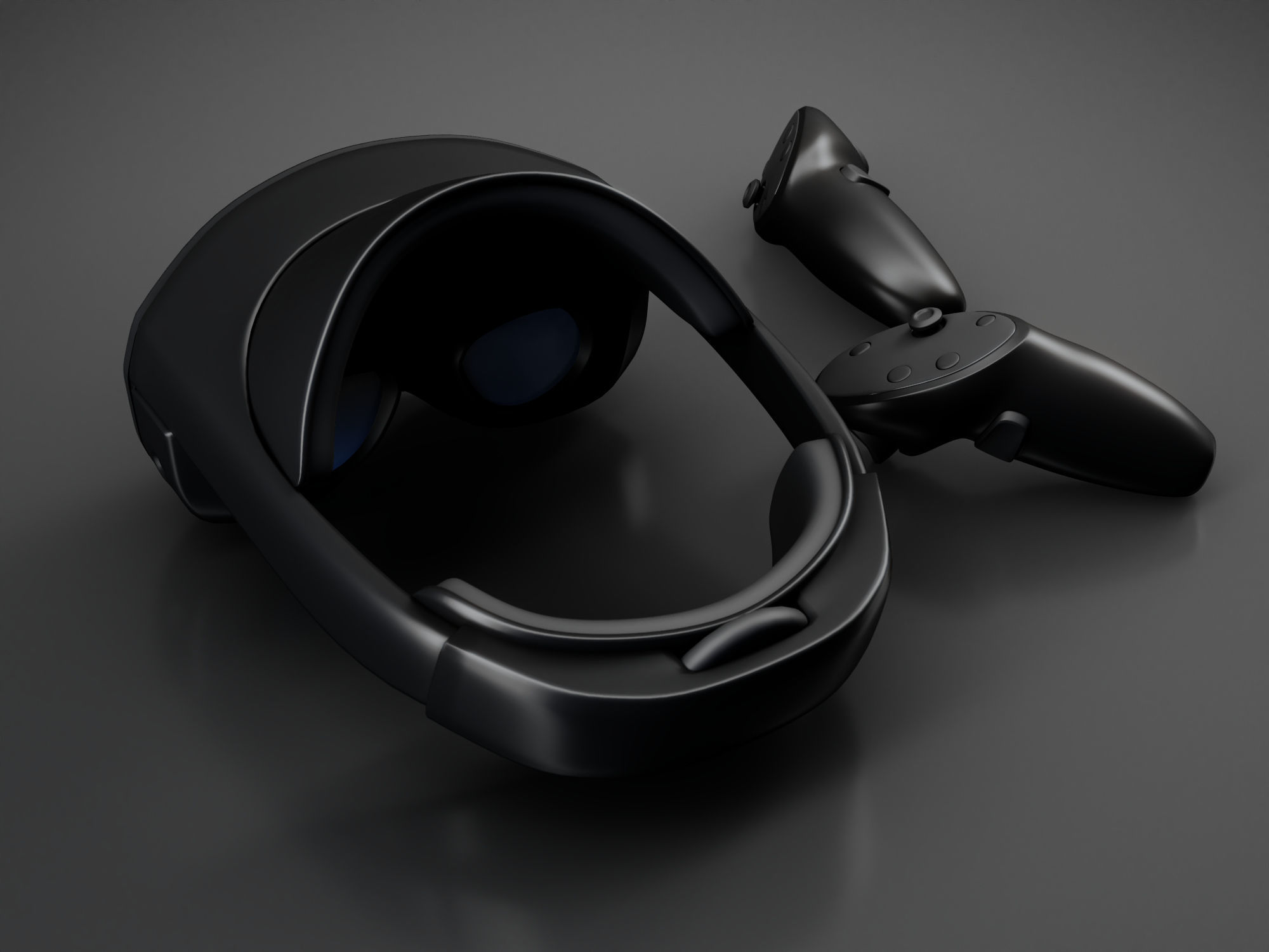 Project Cambria VR Headset 3D model_2