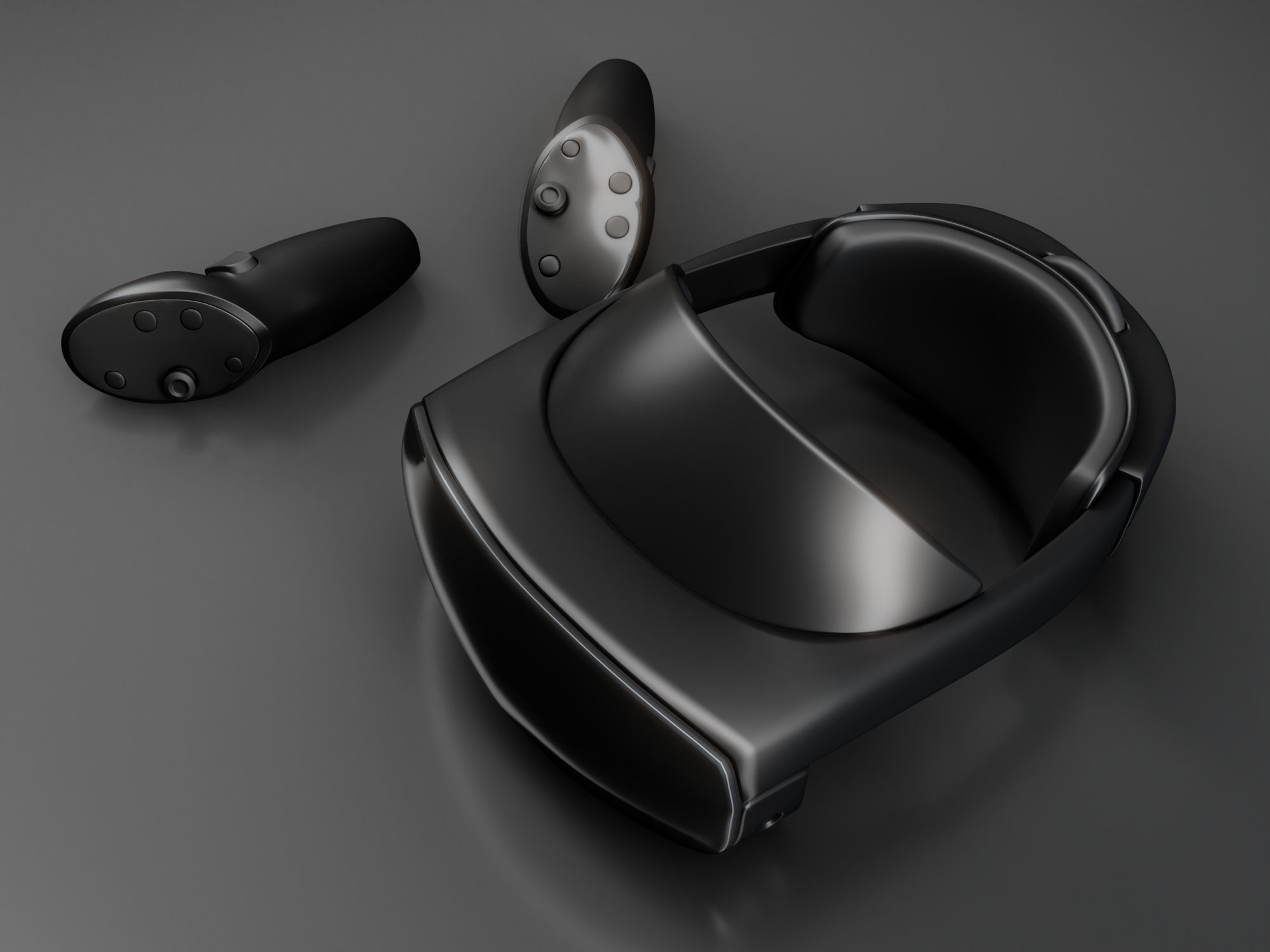 Project Cambria VR Headset 3D model_1