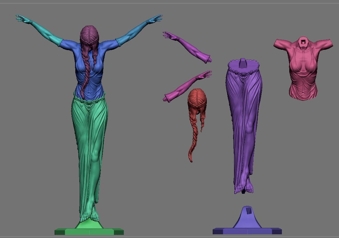 Marika  from Elden Ring  3D print model_10