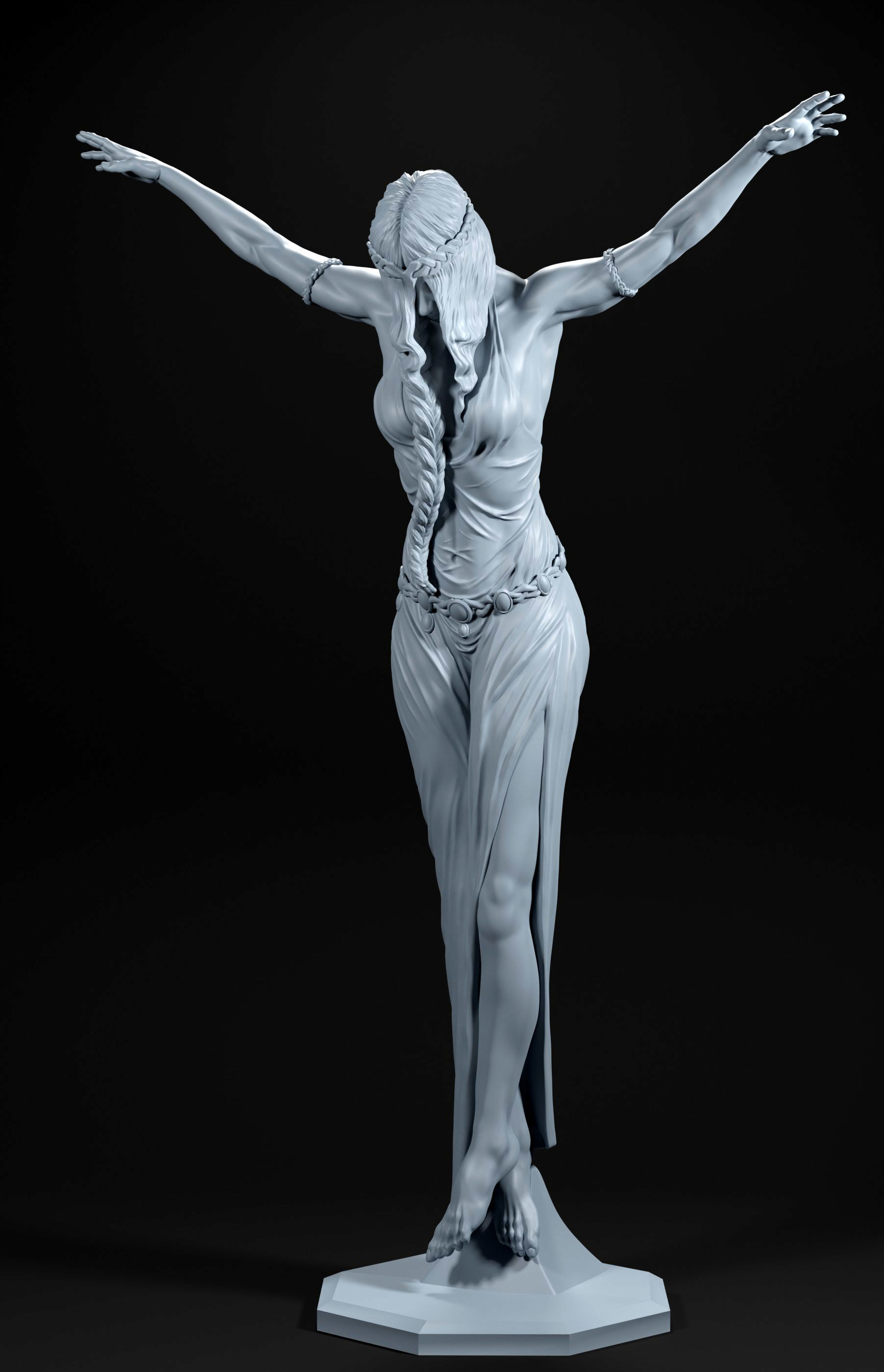 Marika  from Elden Ring  3D print model_8