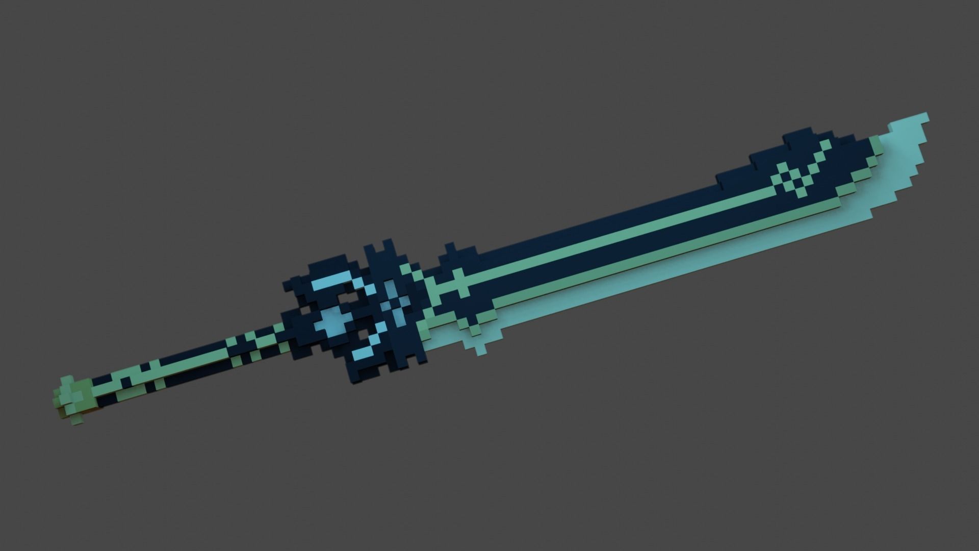 Genshin Sword Low-poly 3D model_4