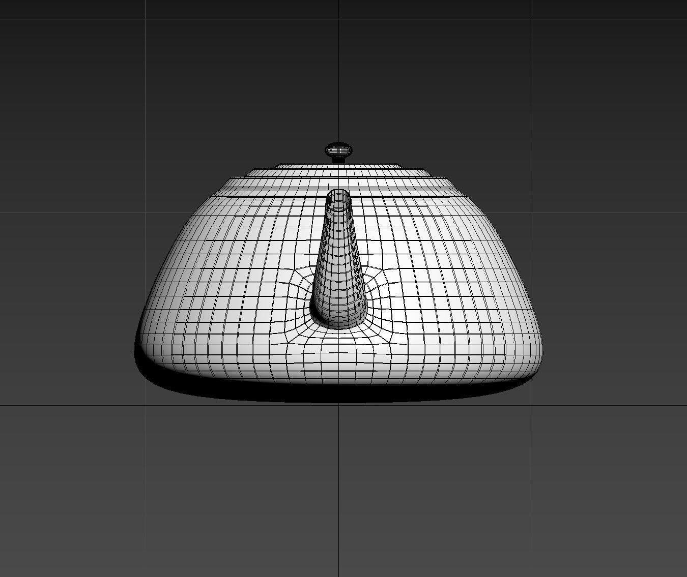 White ceramic teapot Free 3D model_5