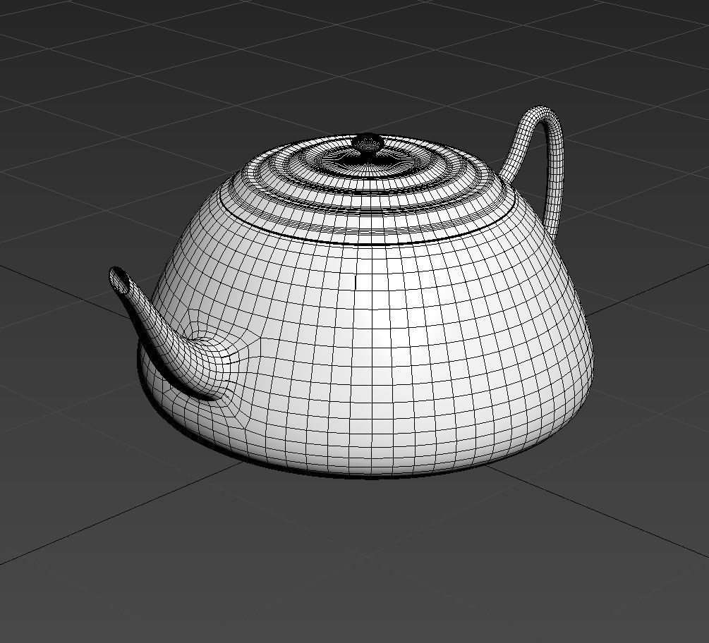White ceramic teapot Free 3D model_17