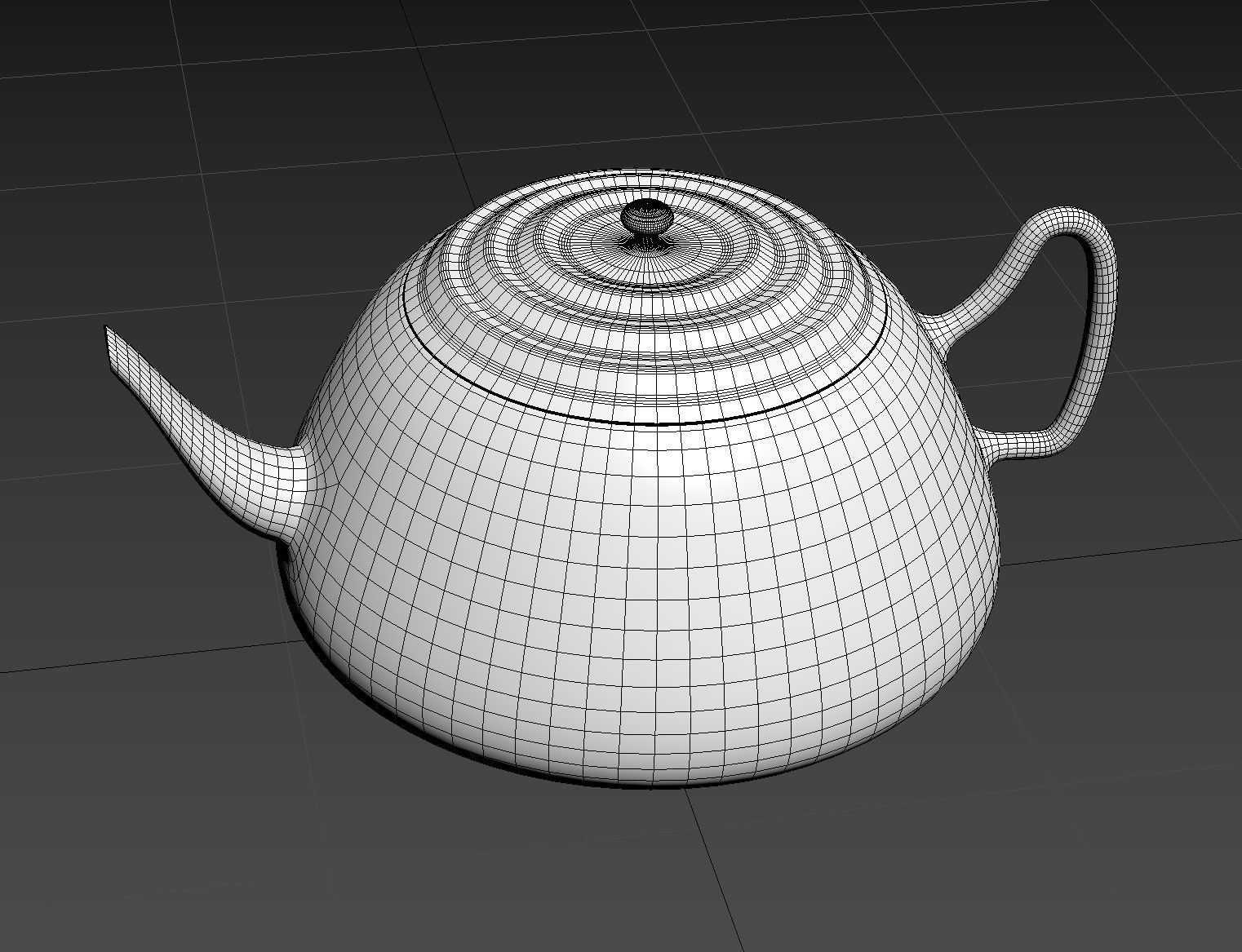 White ceramic teapot Free 3D model_19
