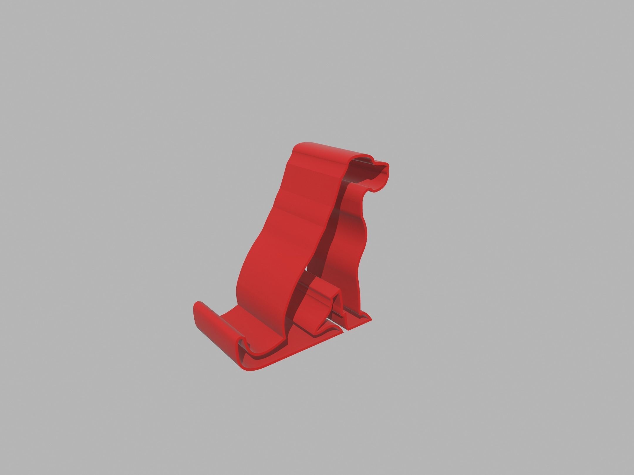 Cell Phone Holder Dog Stand 3D print model_2