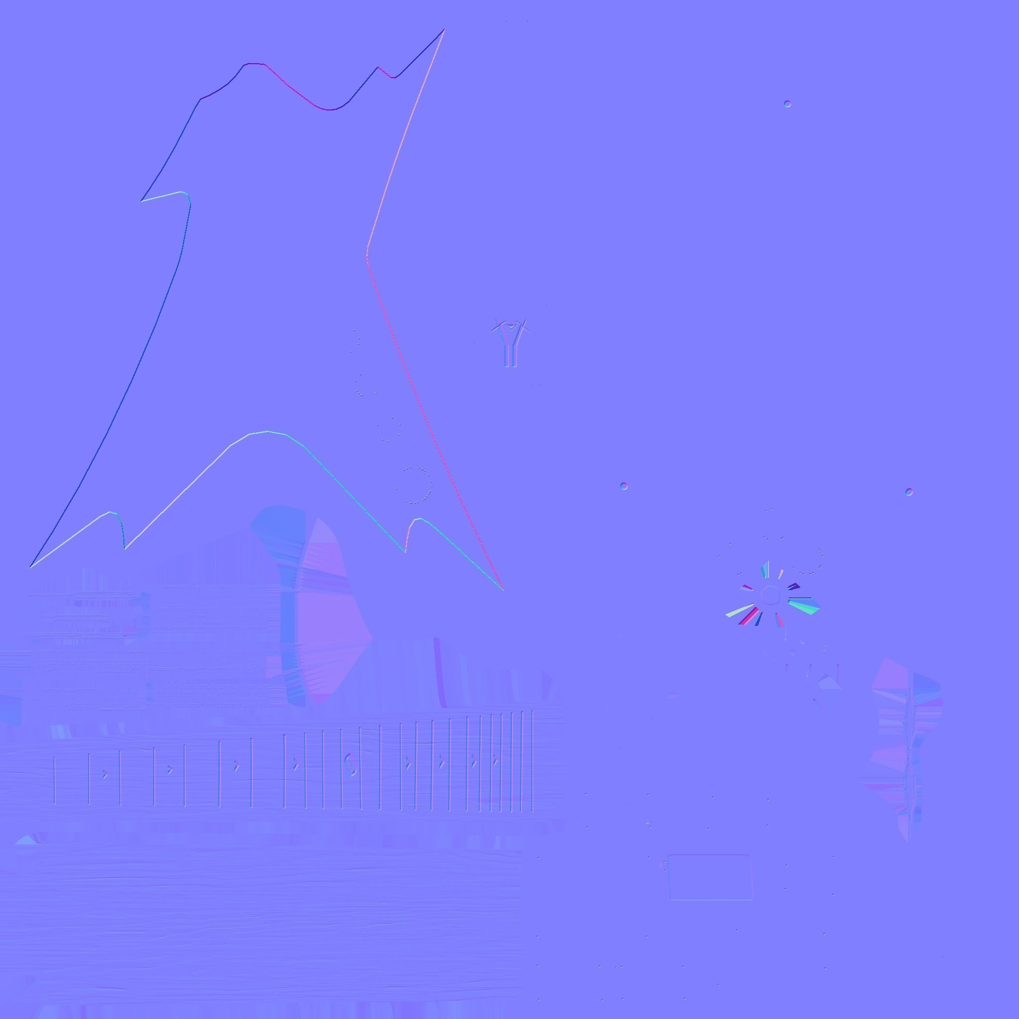 Electric Guitar B01 Full Black - Music Instrument Design Low-poly 3D model_23