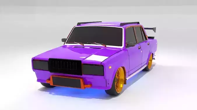vaz 2107 3D model