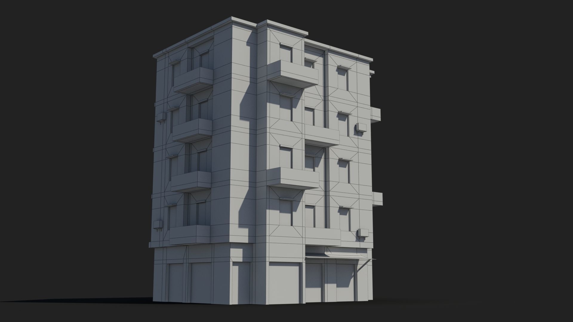 Arab Middle East Building x11 Low-poly 3D model_8