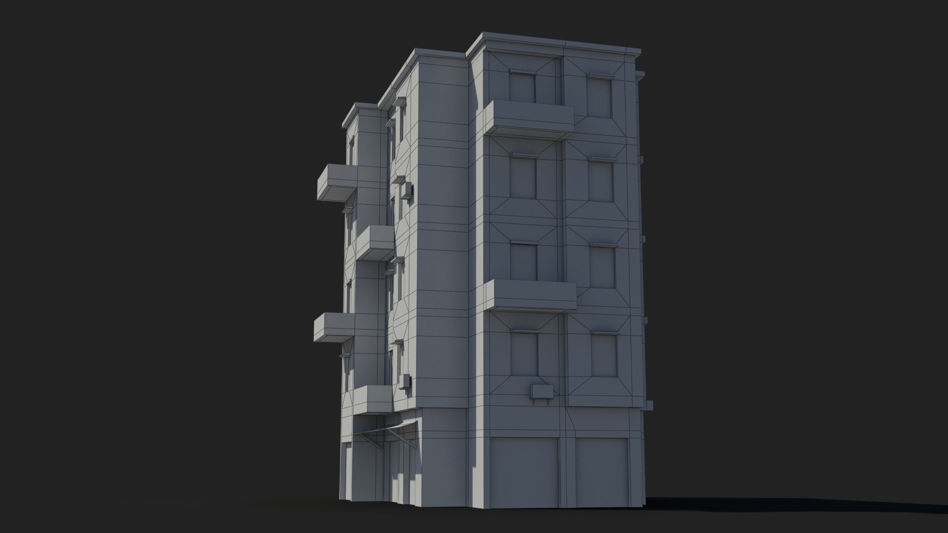 Arab Middle East Building x11 Low-poly 3D model_10